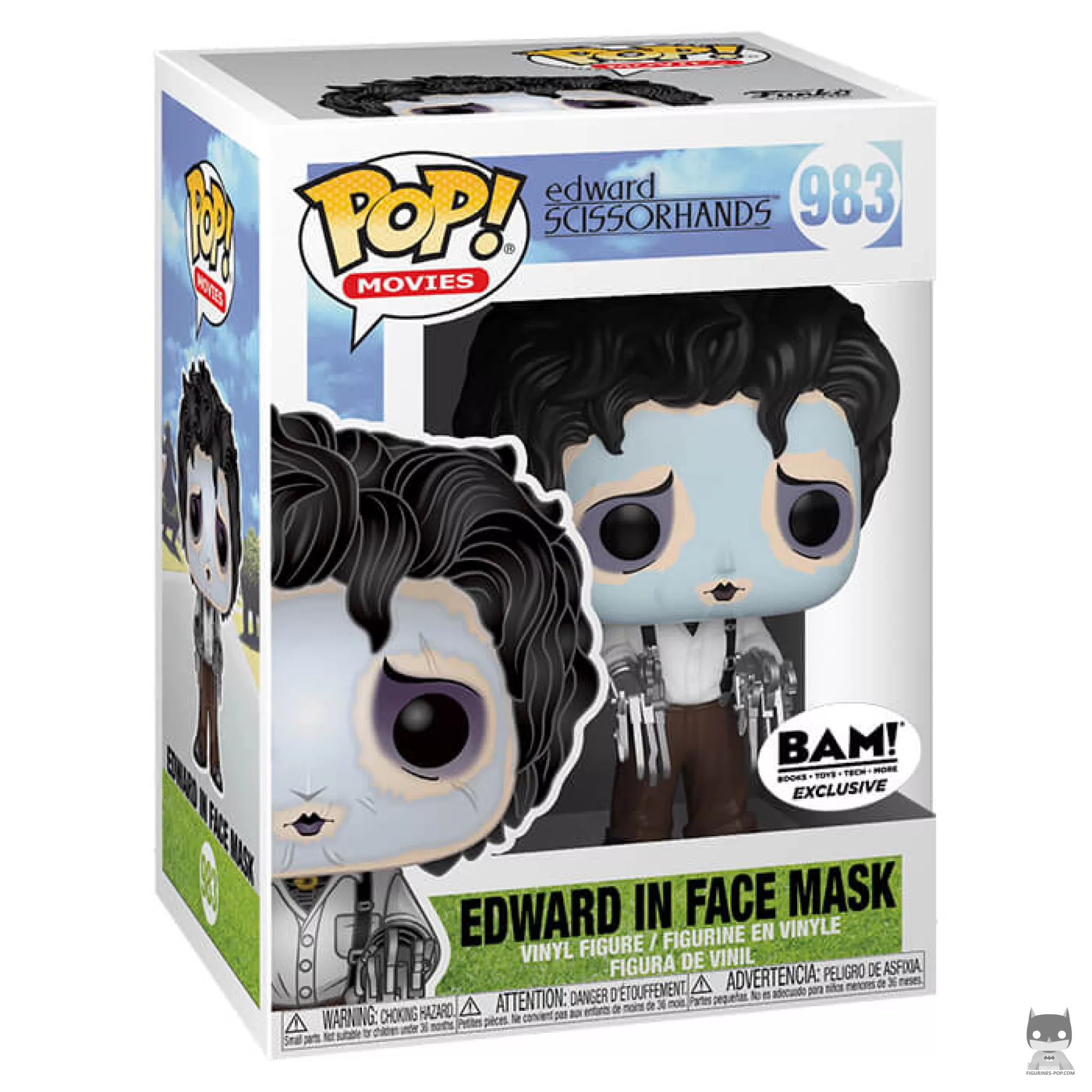 Figurine Funko POP Edward avec le masque beauté avec boîte