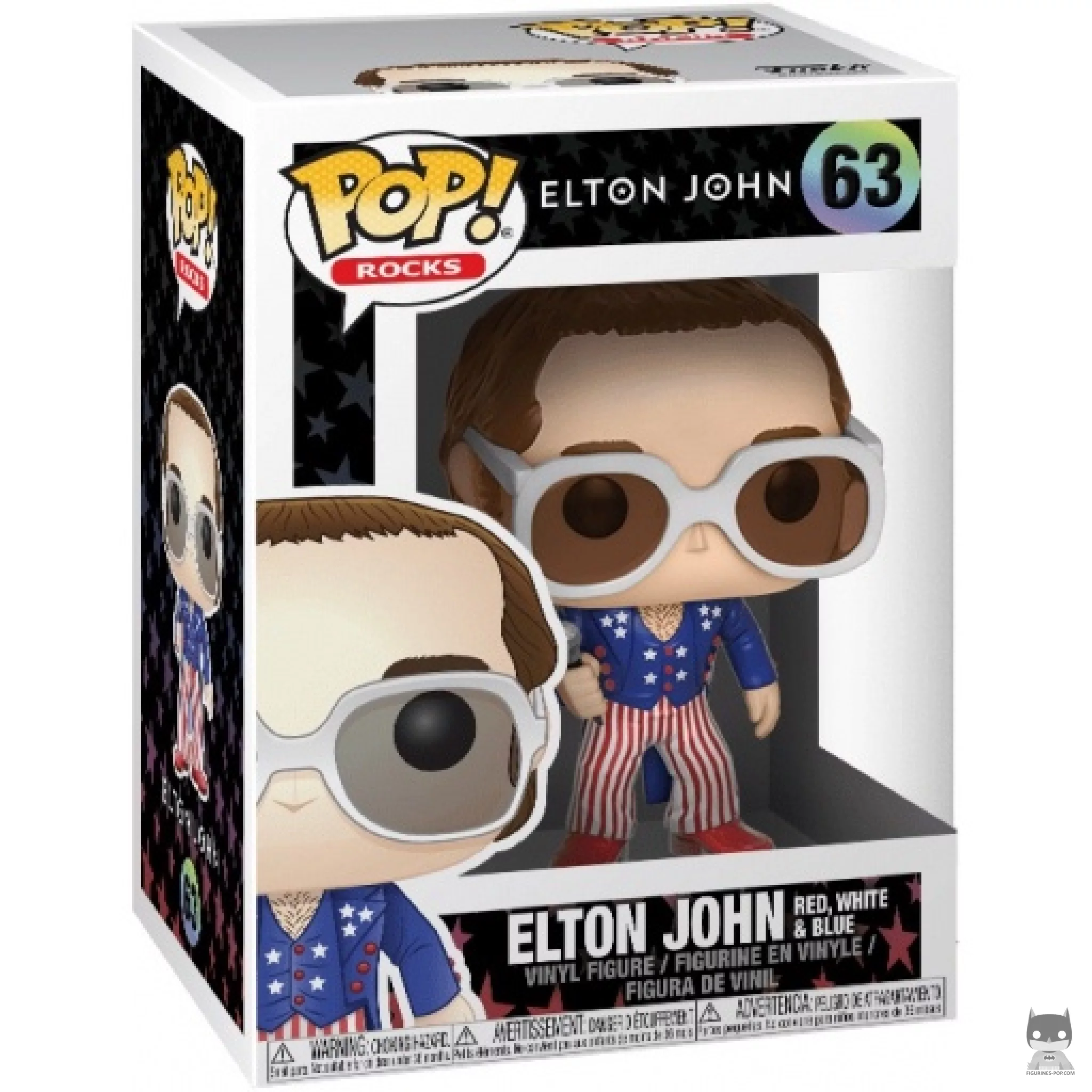 Figurine Funko POP Elton John (USA) avec boîte