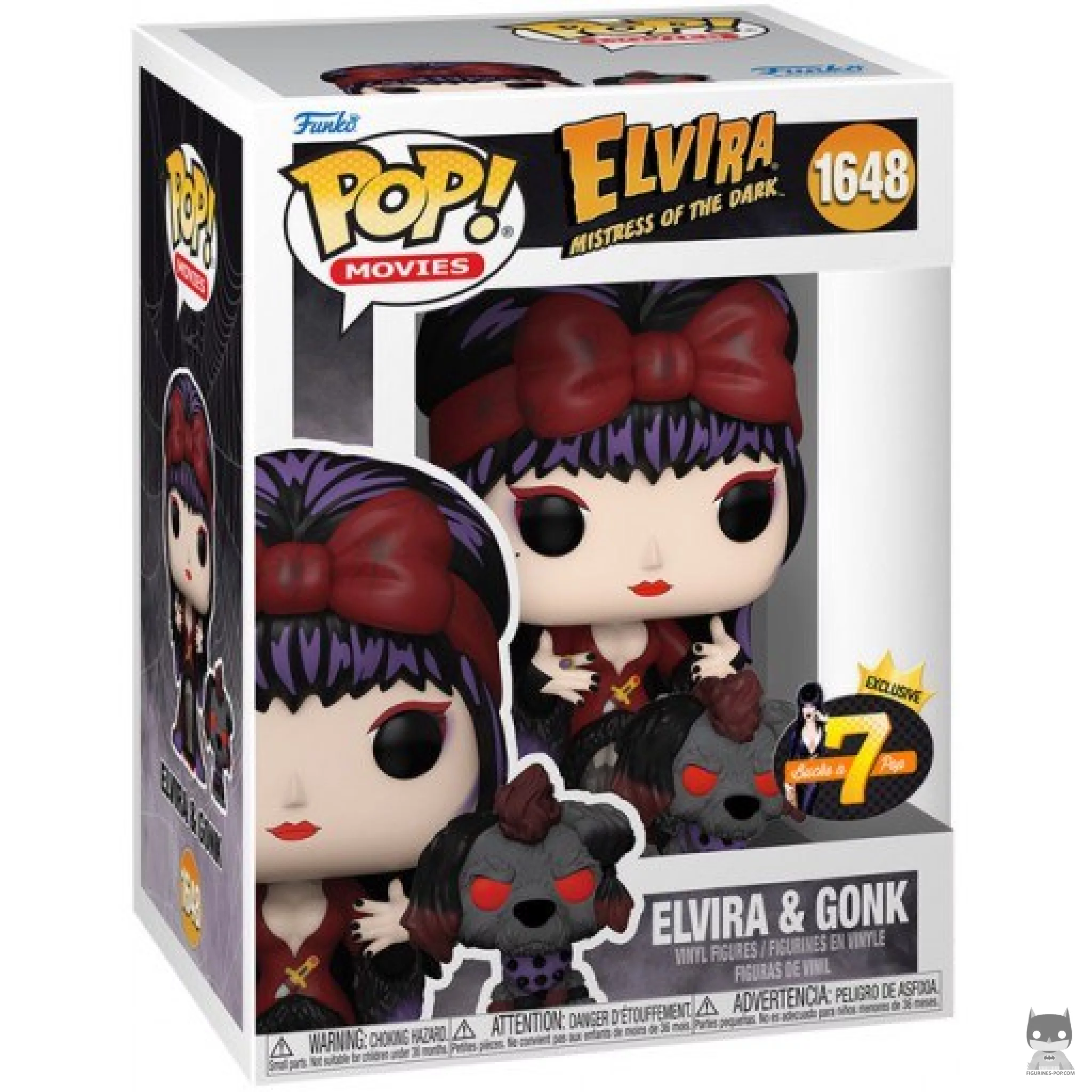 Figurine Funko POP Elvira & Gonk avec boîte