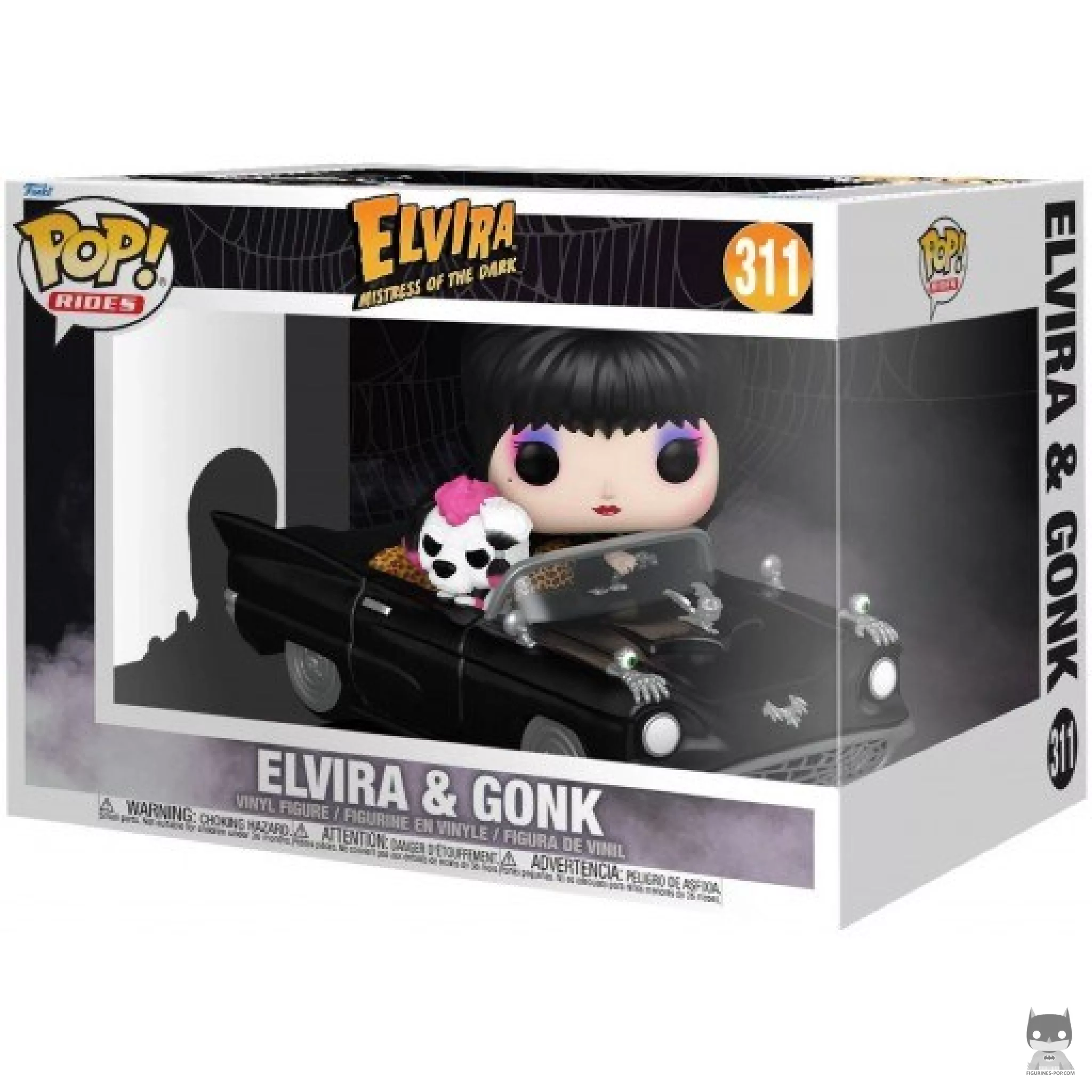 Figurine Funko POP Elvira & Gonk avec boîte