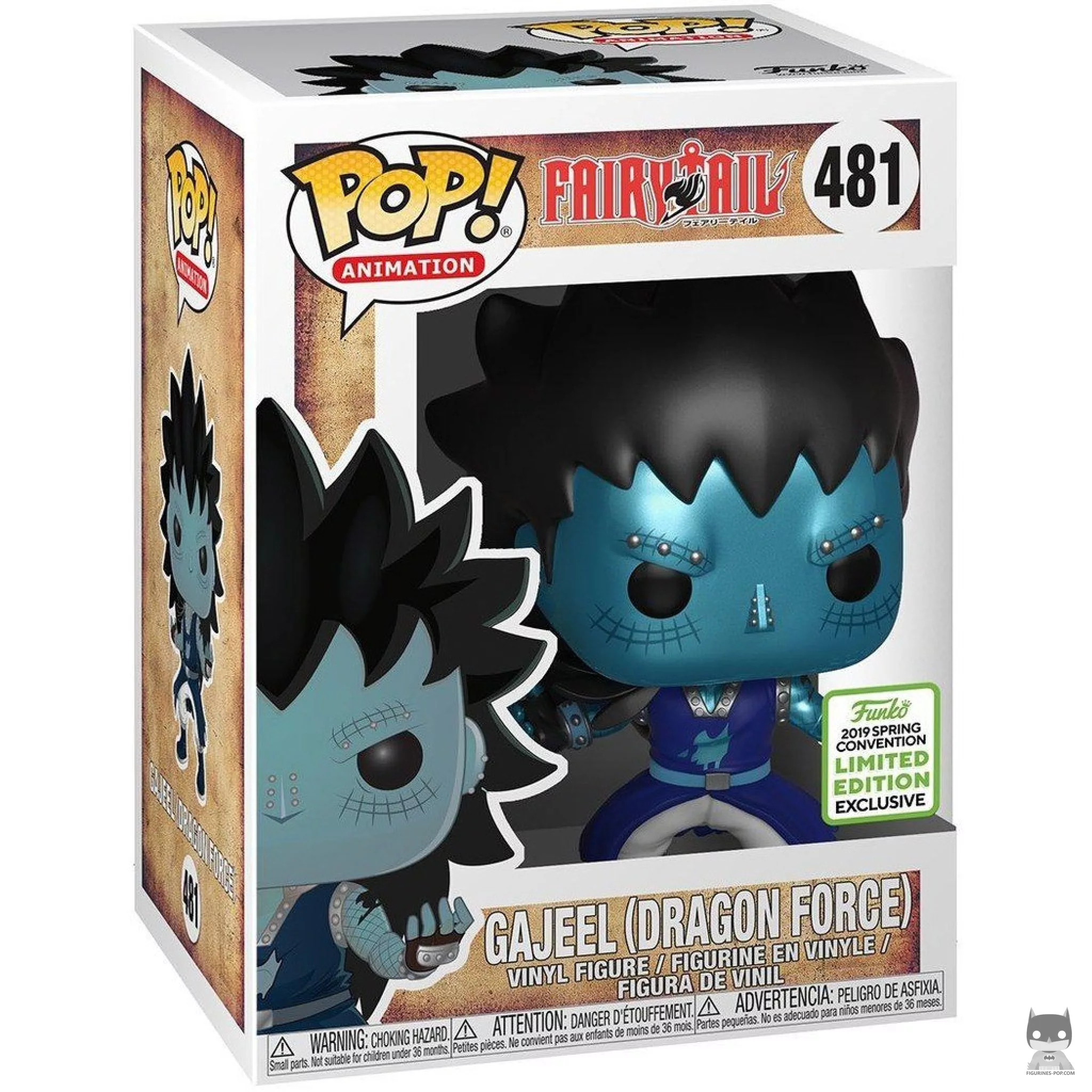 Figurine Funko POP Gajeel Dragon's Scales (Metallic) avec boîte