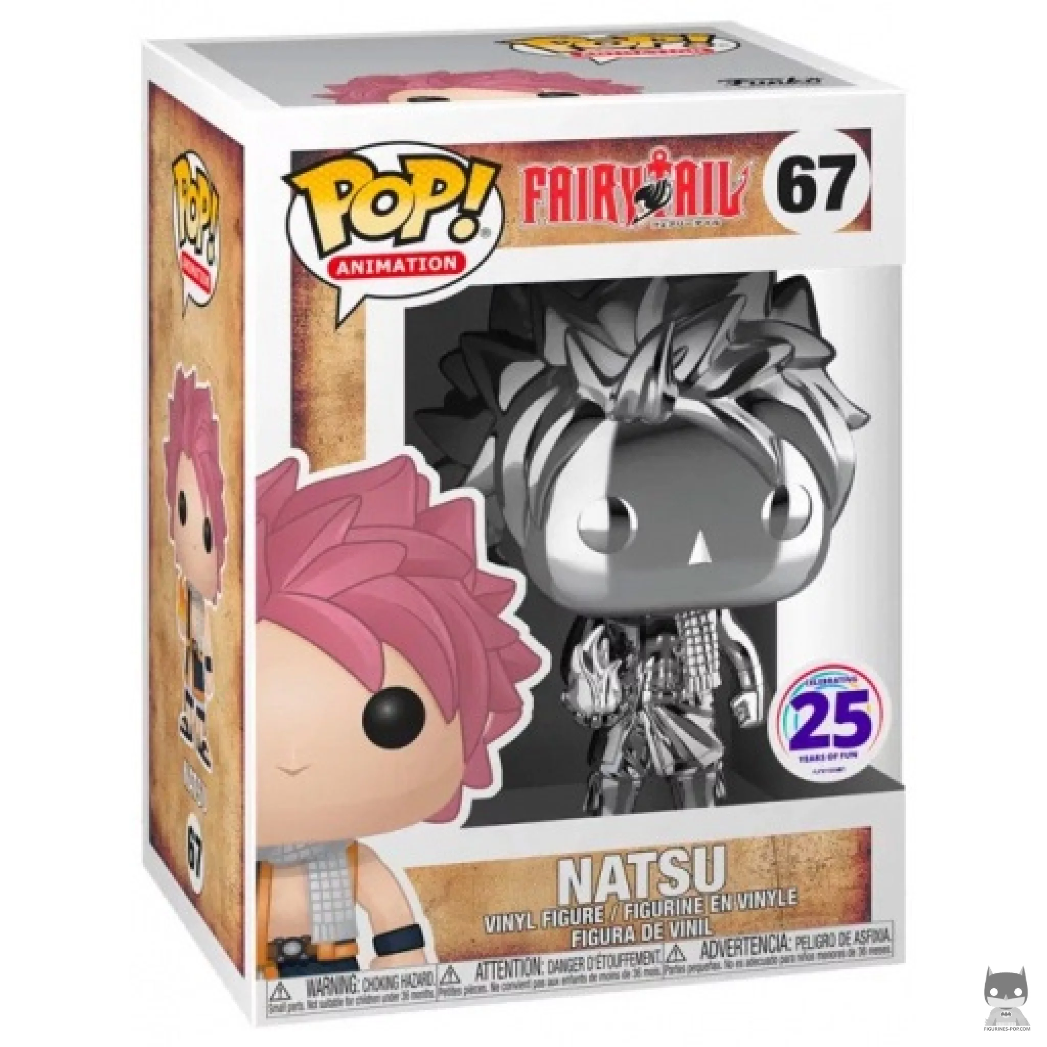 Figurine Funko POP Natsu Dragneel (Chrome) avec boîte