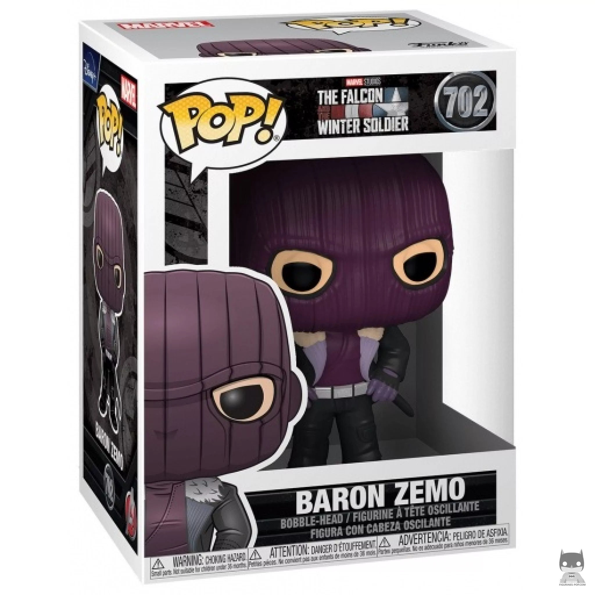 Figurine Funko POP Baron Zemo avec boîte