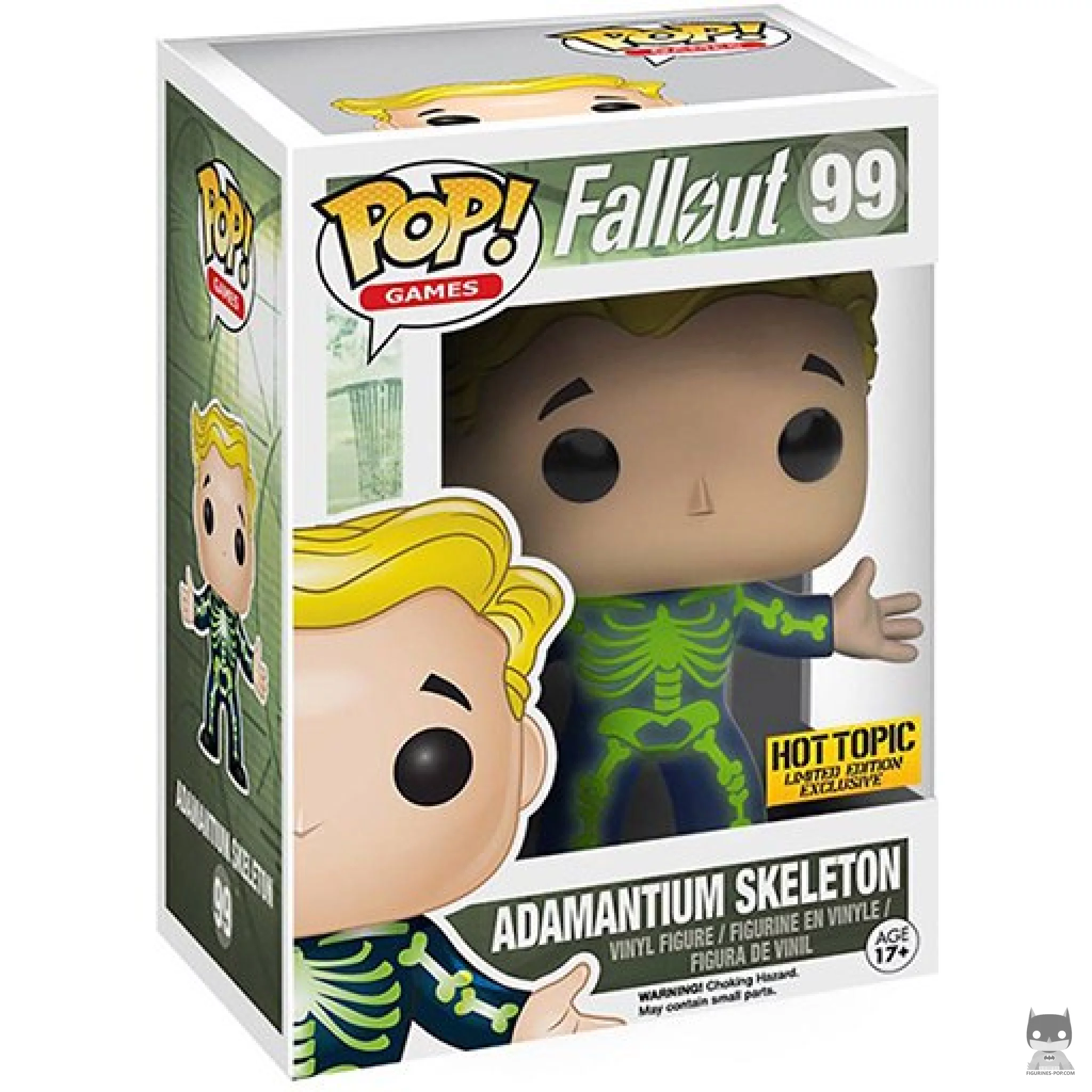 Figurine Funko POP Vault Boy (Perk Squelette) avec boîte