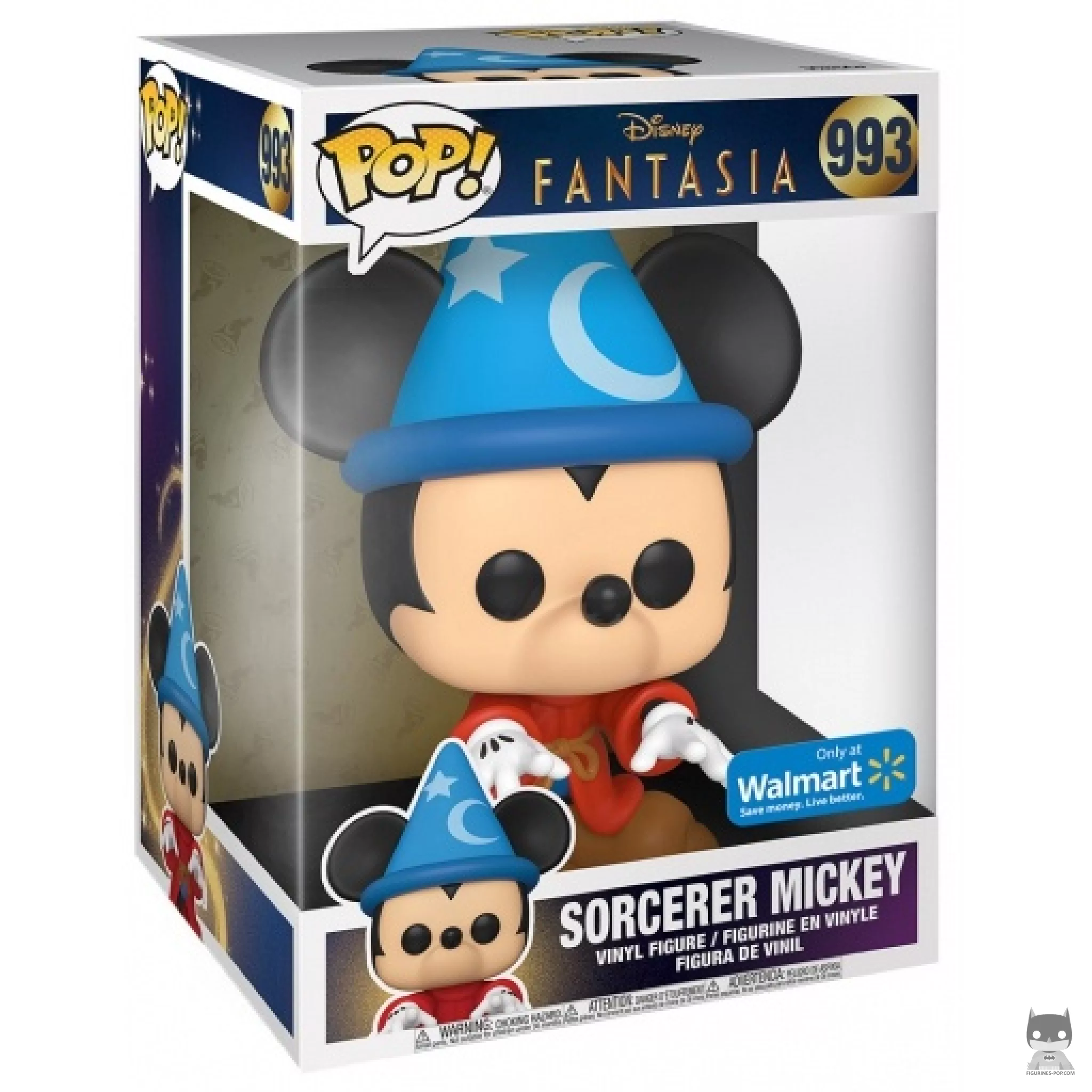 Figurine Funko POP Mickey Sorcier (Supersized) avec boîte