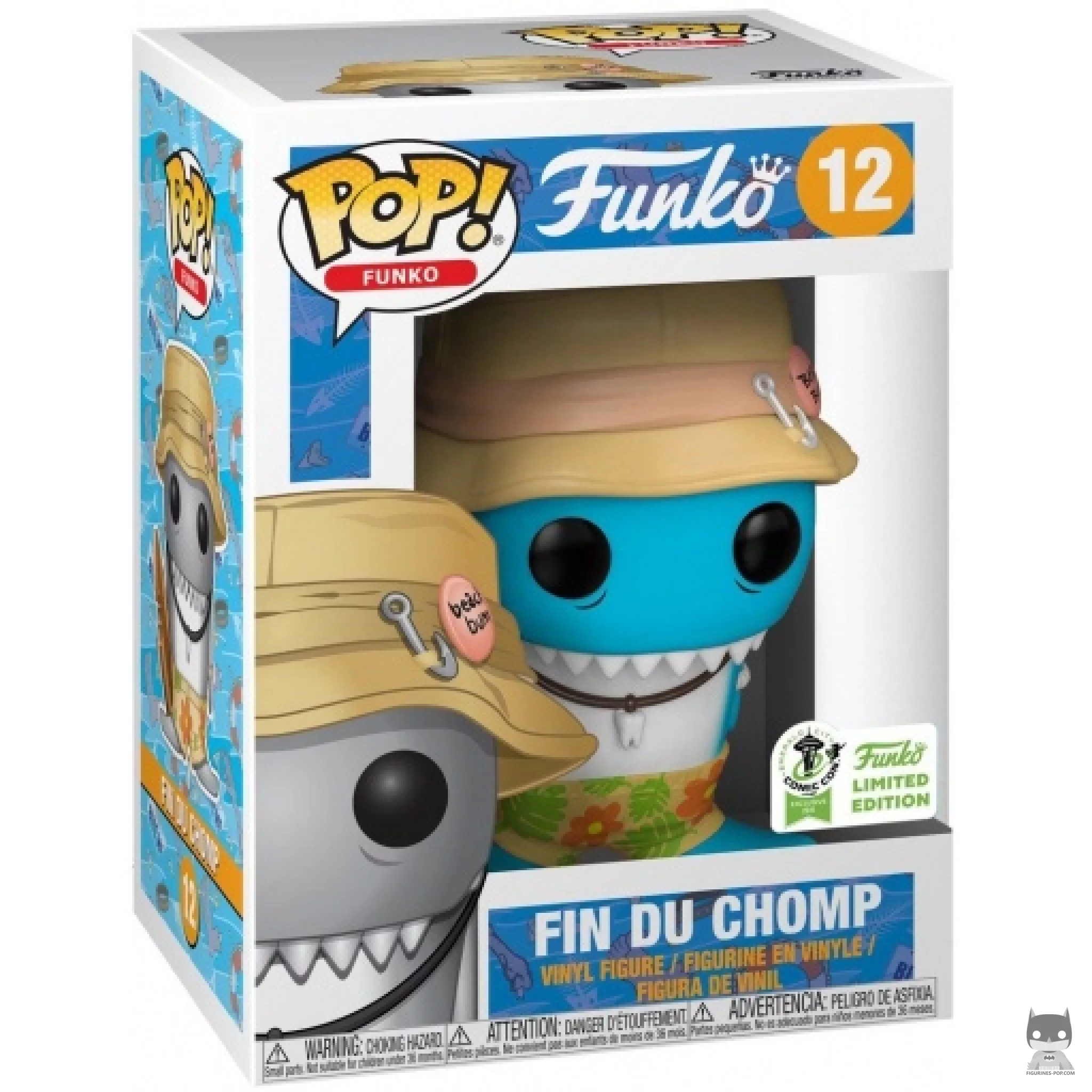 Figurine Funko POP Fin DuChomp (Bleu) avec boîte