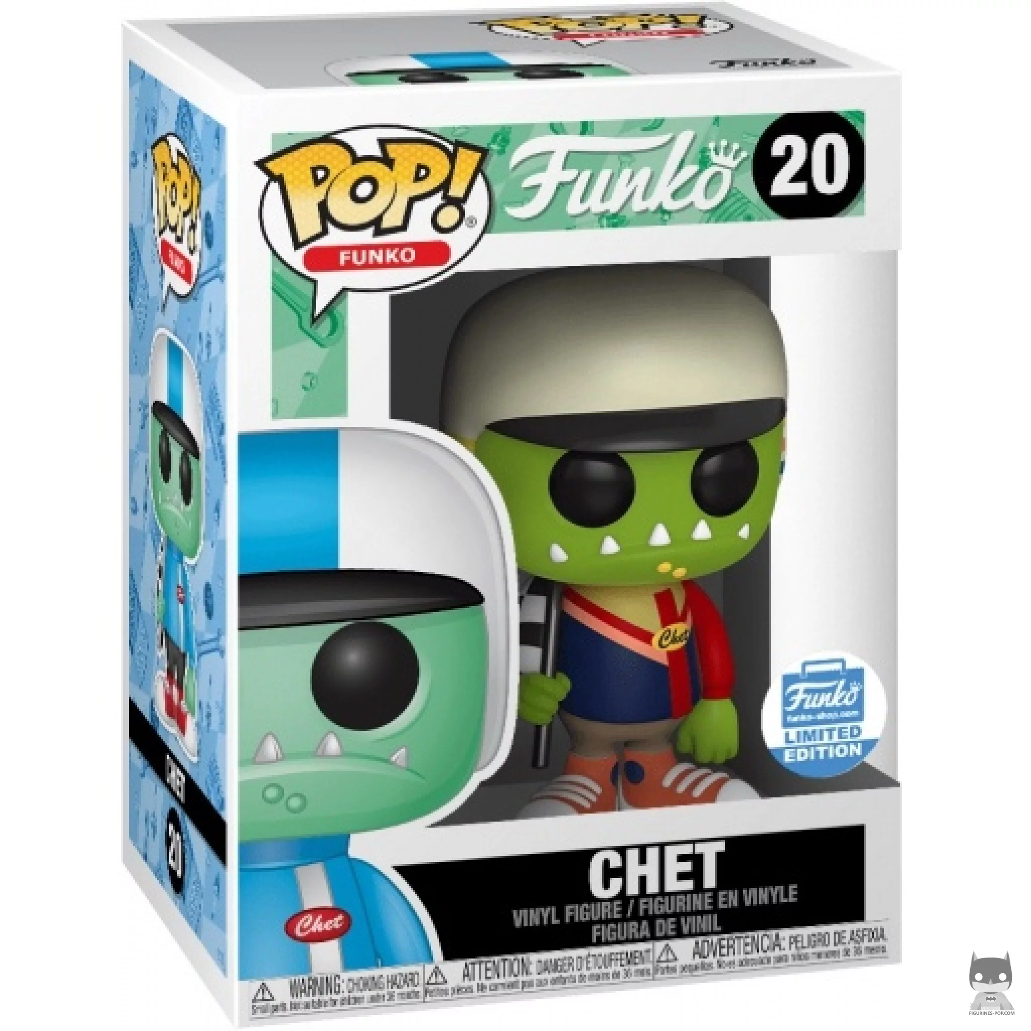 Figurine Funko POP Chet (Vert) avec boîte