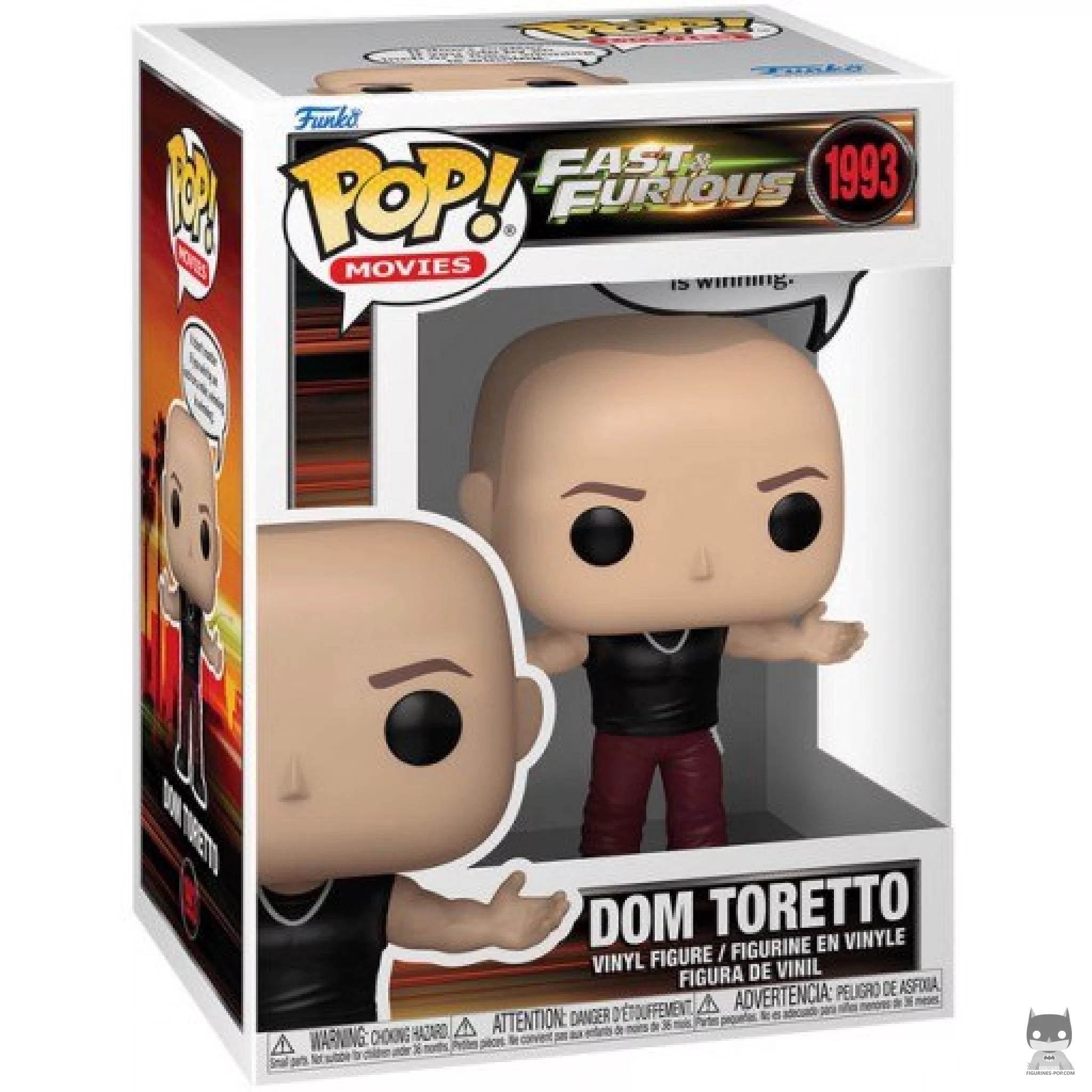 Figurine Funko POP Dom Toretto avec boîte