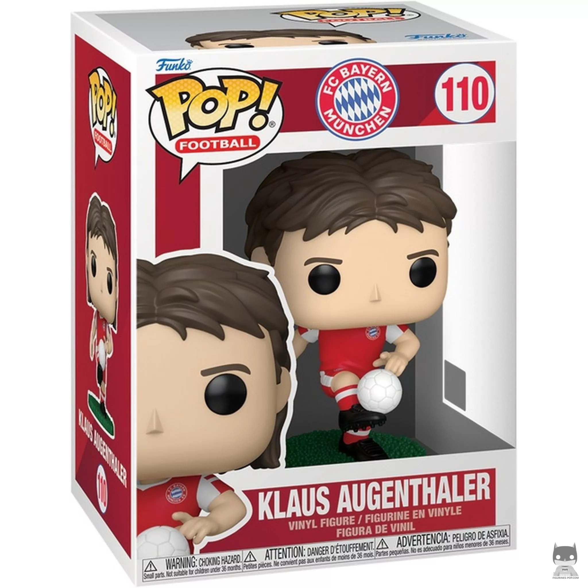 Figurine Funko POP Klaus Augenthaler (Bayern Munich) avec boîte
