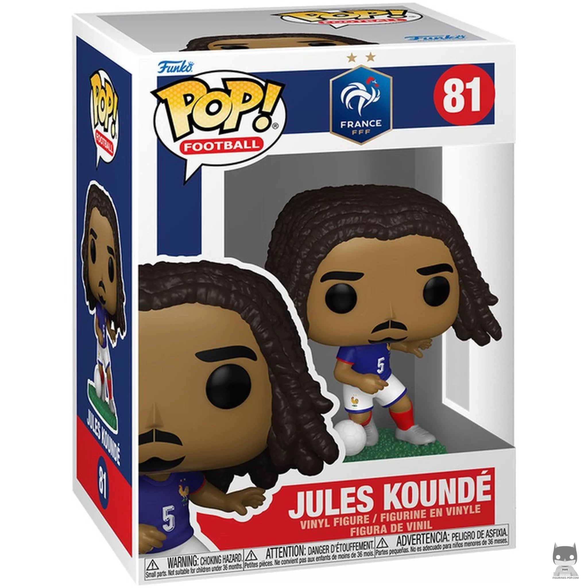 Figurine Funko POP Jules Koundé (Équipe de France) avec boîte