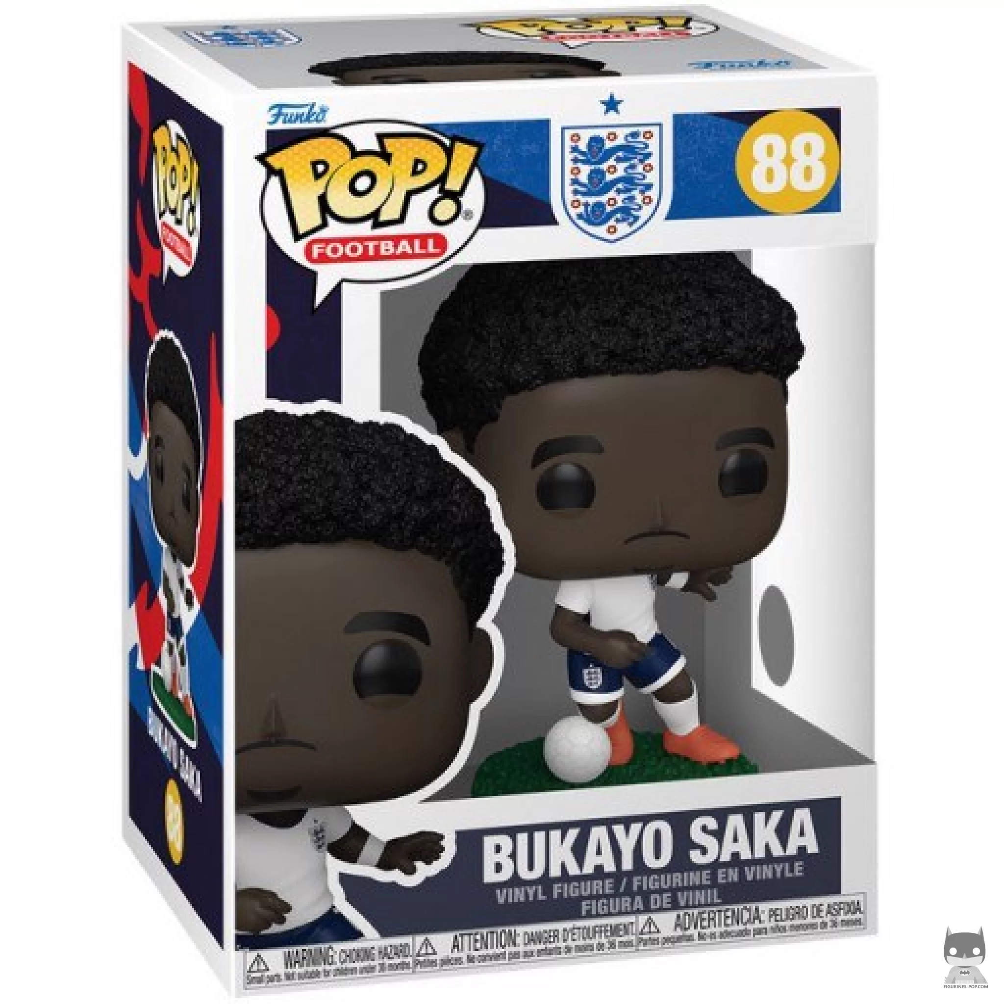 Figurine Funko POP Bukayo Saka (Angleterre) avec boîte