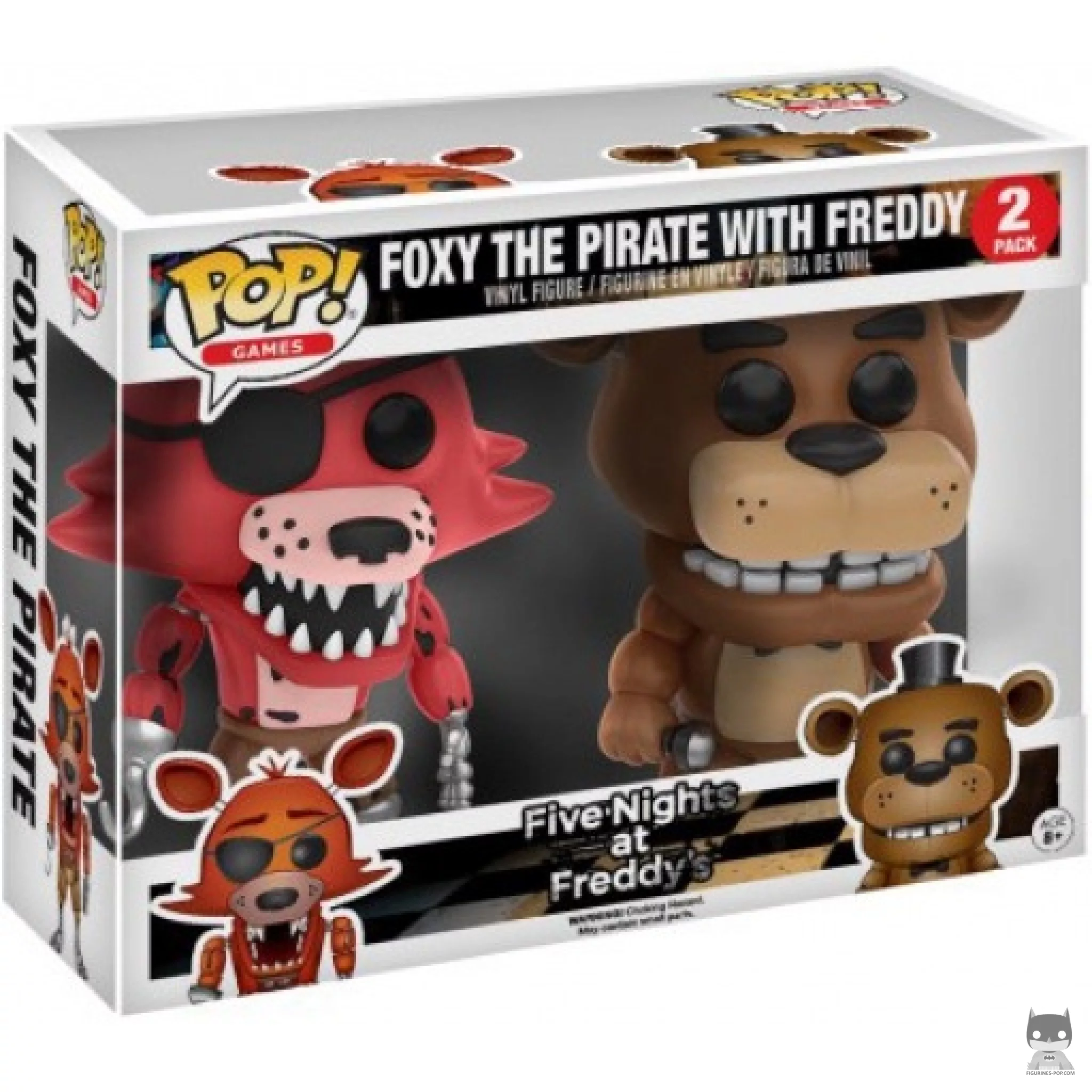 Figurine Funko POP Foxy the Pirate & Freddy avec boîte