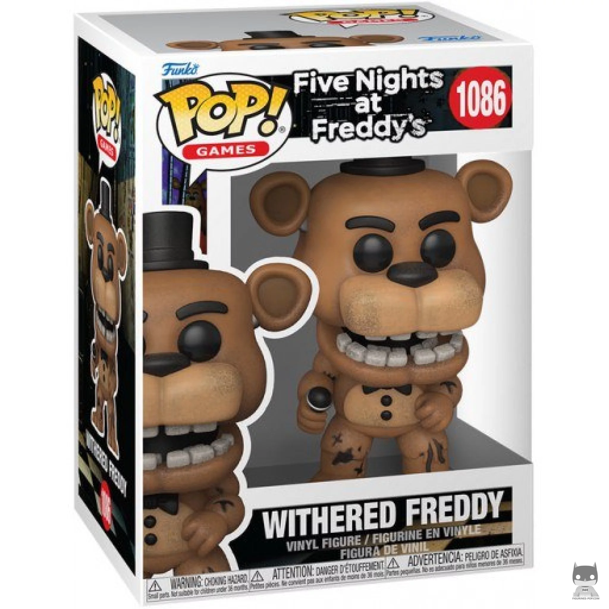 Figurine Funko POP Withered Freddy avec boîte
