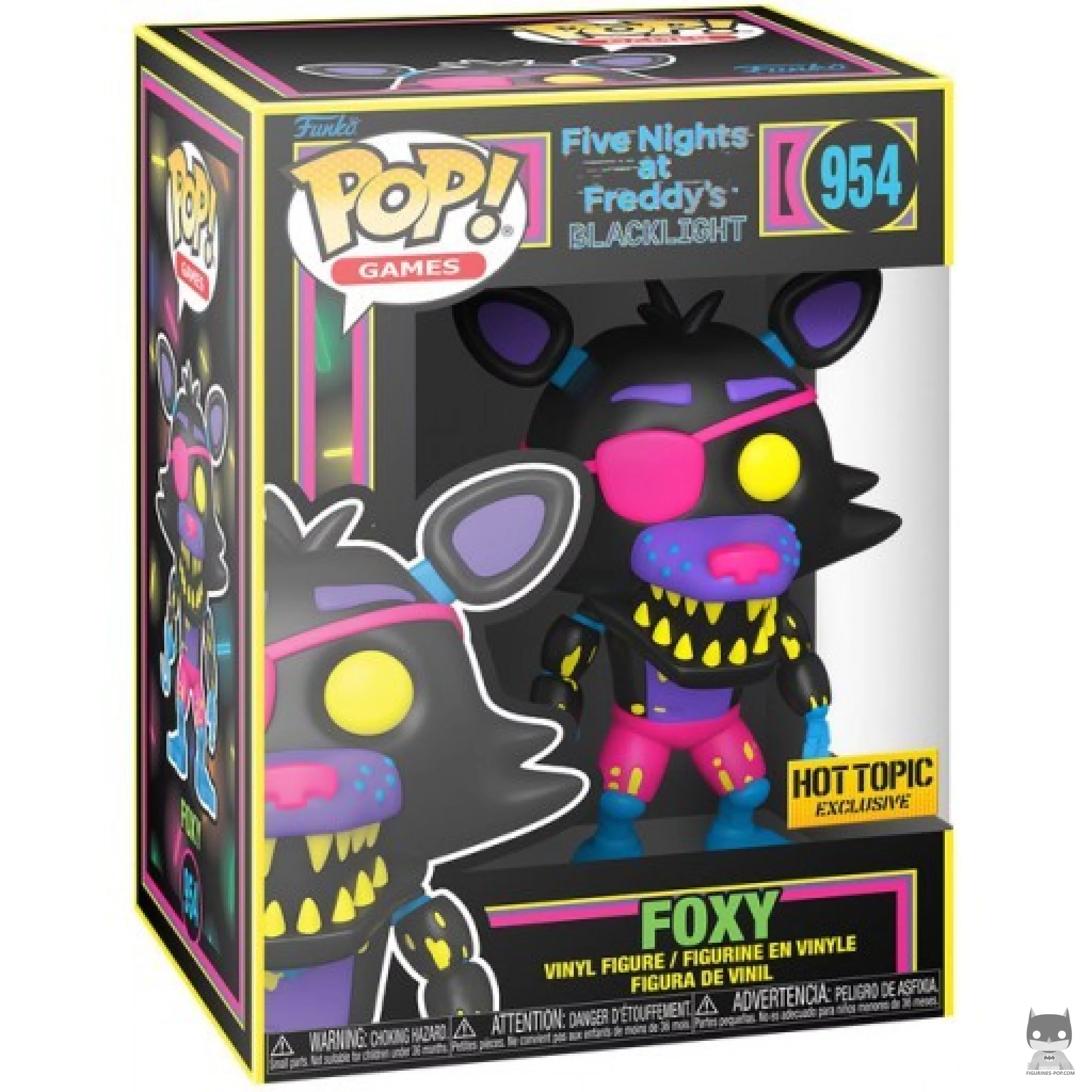 Figurine Funko POP Foxy (Blacklight) avec boîte