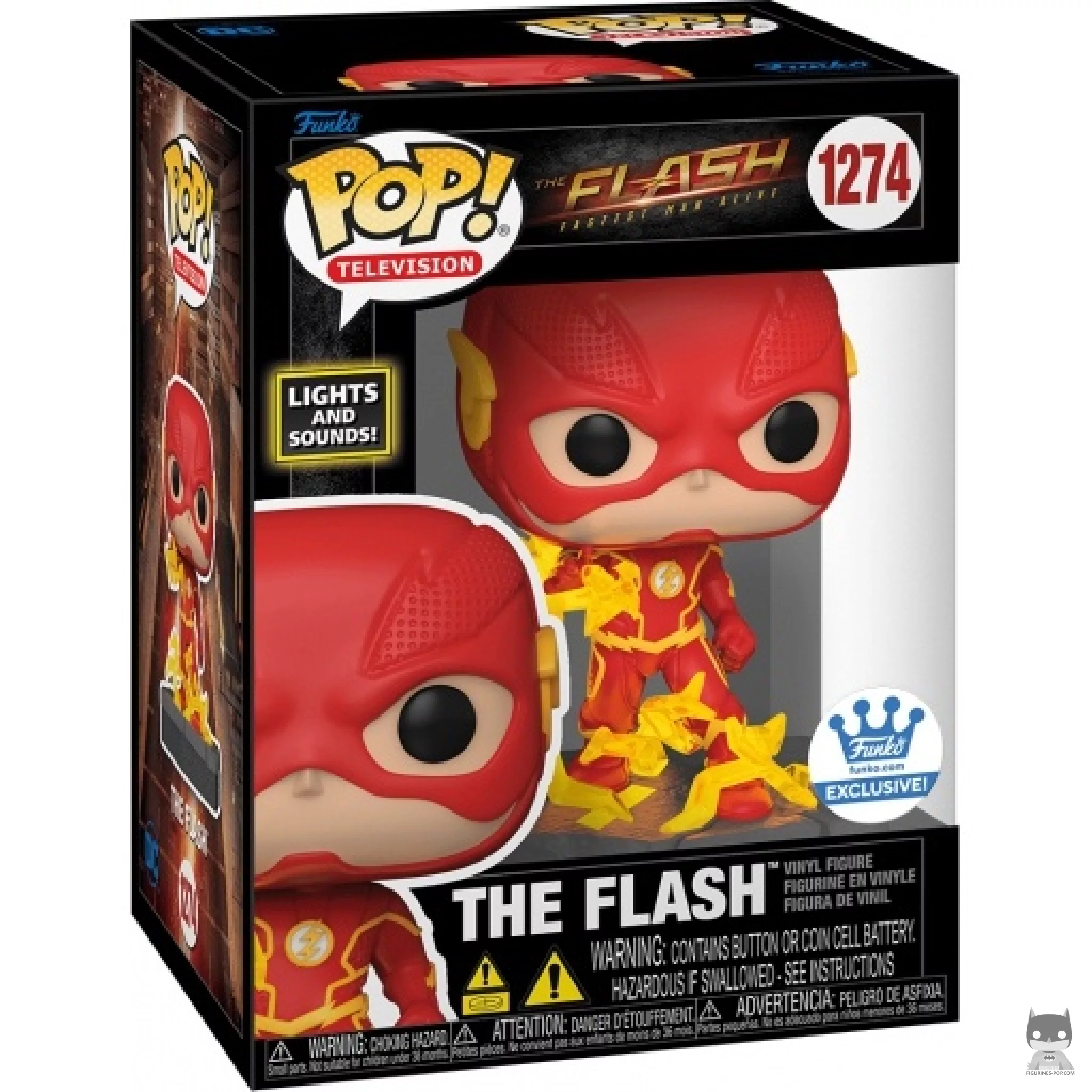 Figurine Funko POP Flash (Lights & Sound) avec boîte