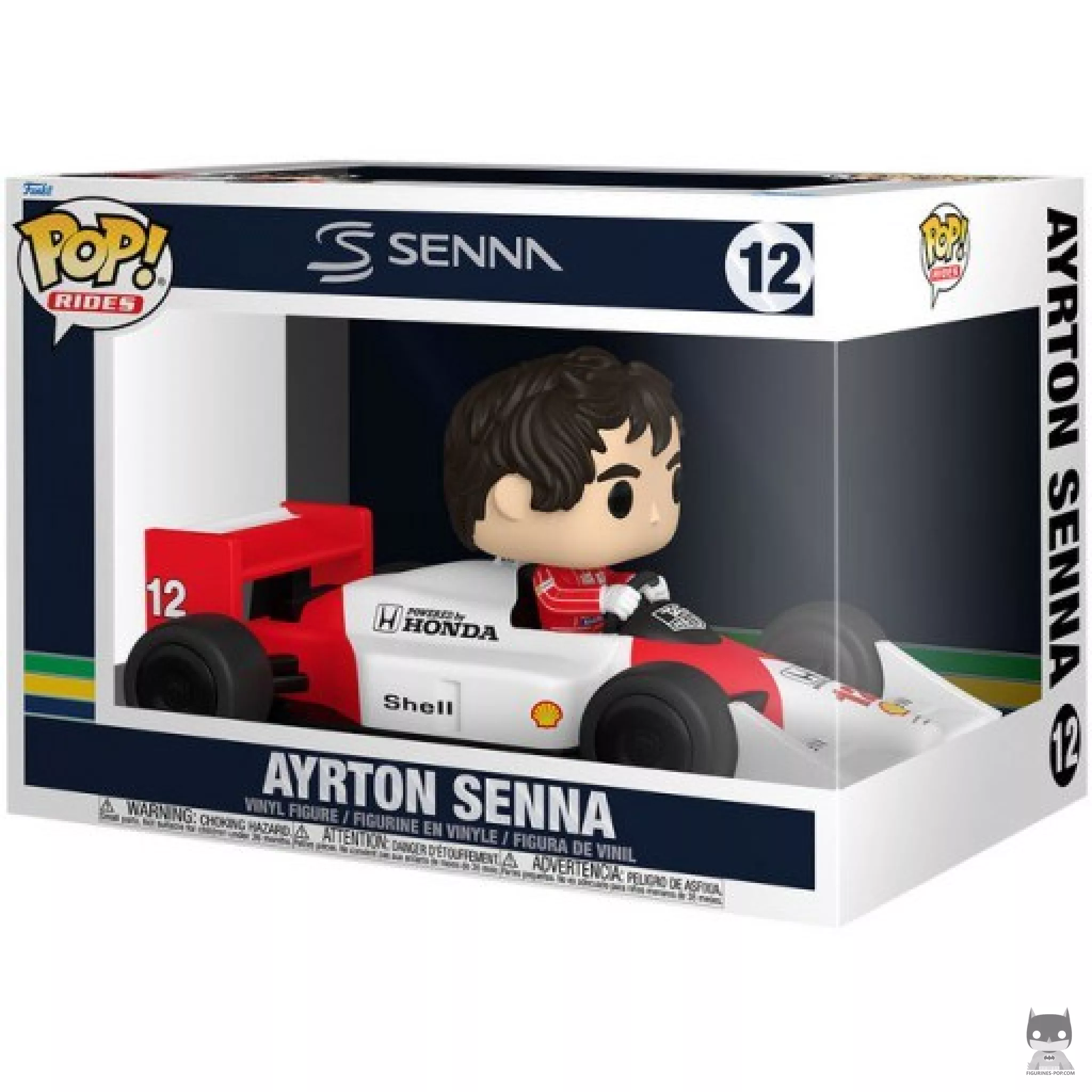 Figurine Funko POP Ayrton Senna avec boîte