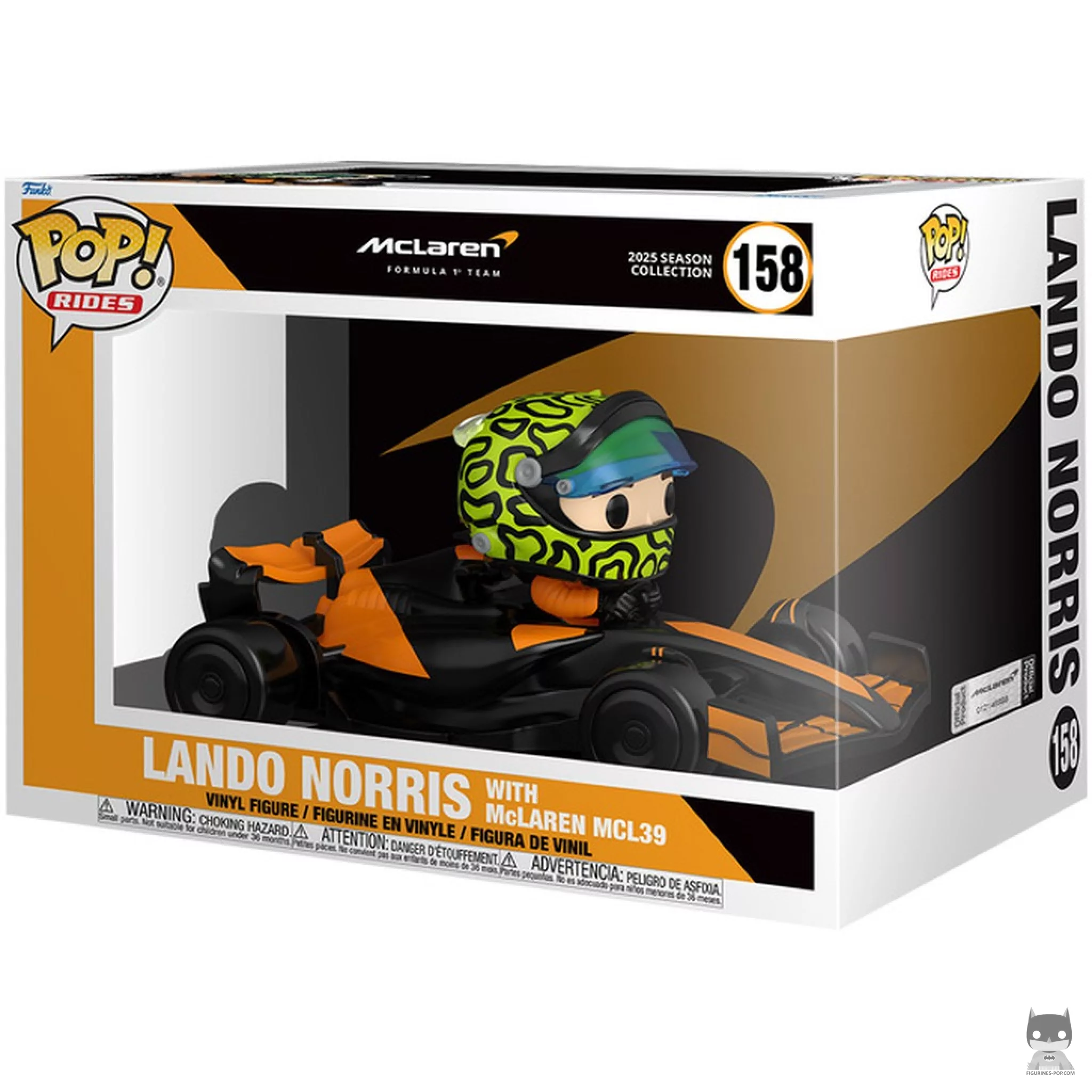 Figurine Funko POP Lando Norris avec McLaren MCL39 avec boîte