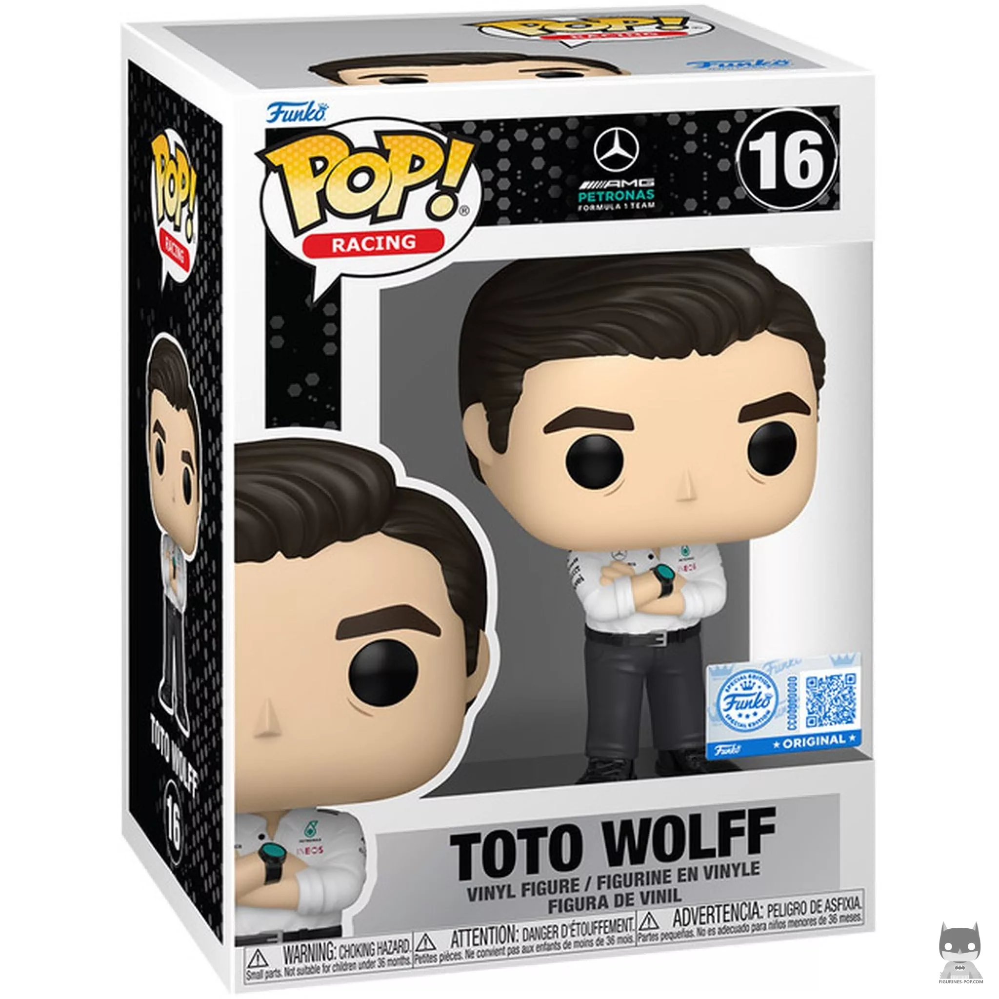 Figurine Funko POP Toto Wolff avec boîte
