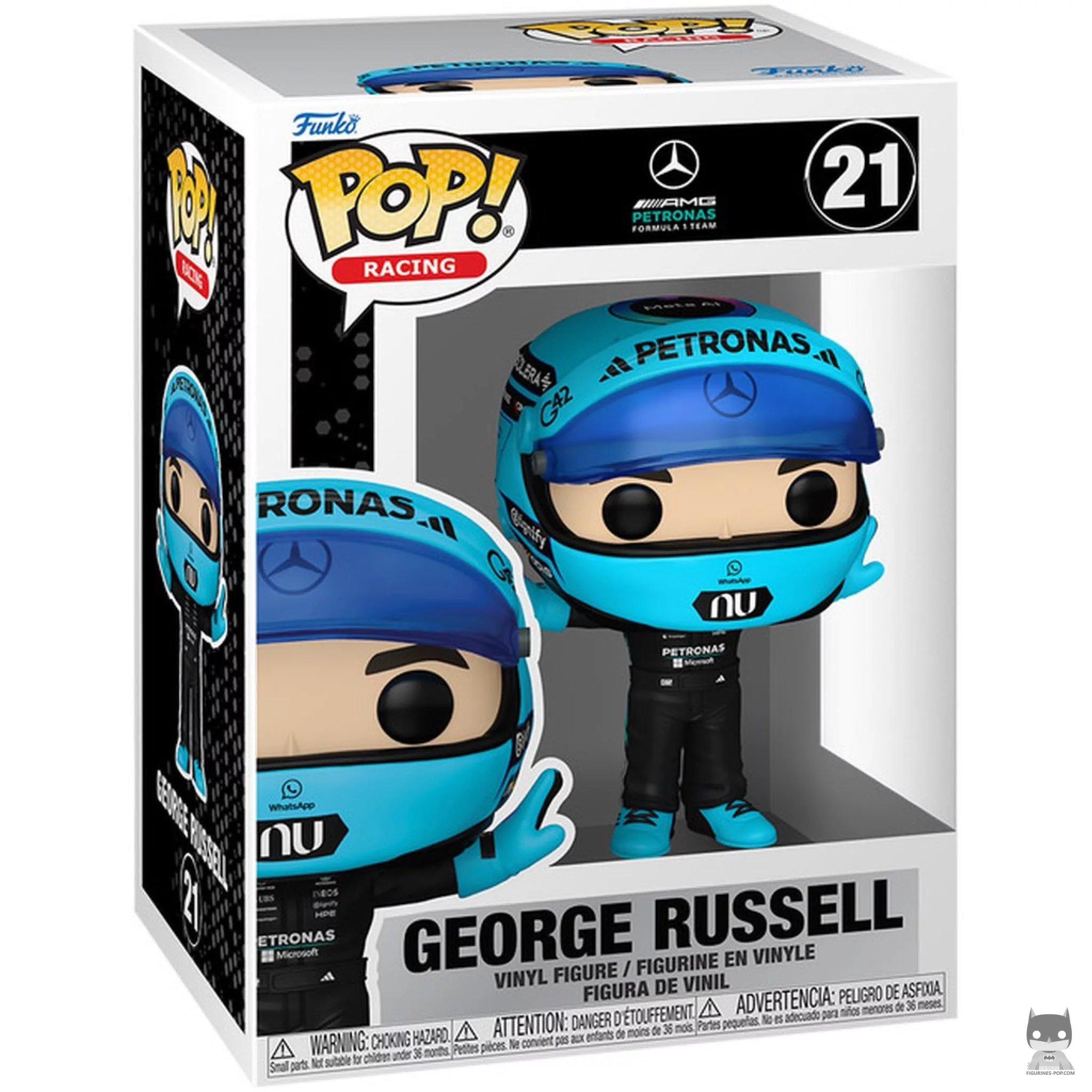 Figurine Funko POP George Russell avec boîte
