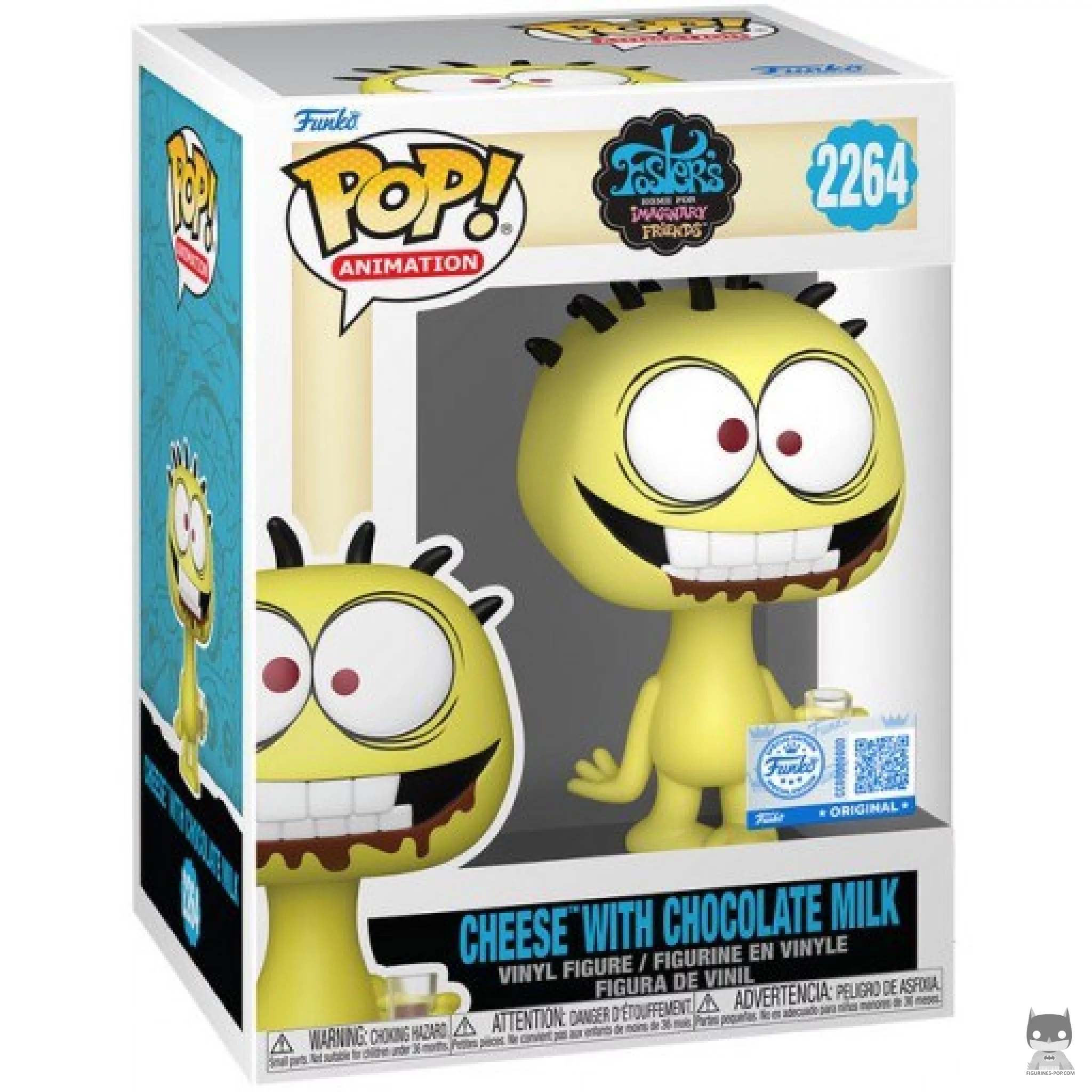 Figurine Funko POP Cheese avec Chocolat au Lait avec boîte