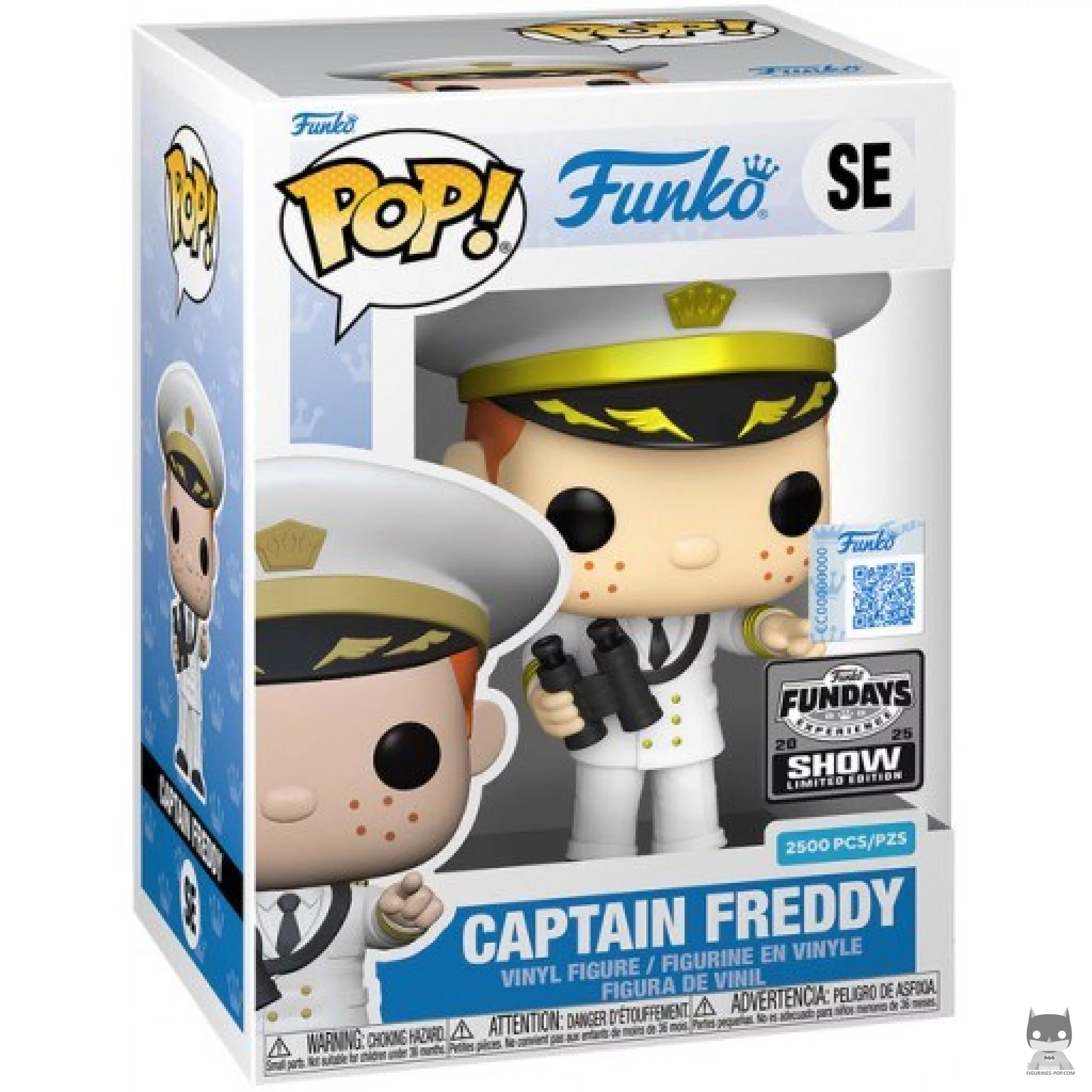 Figurine Funko POP Capitaine Freddy avec boîte