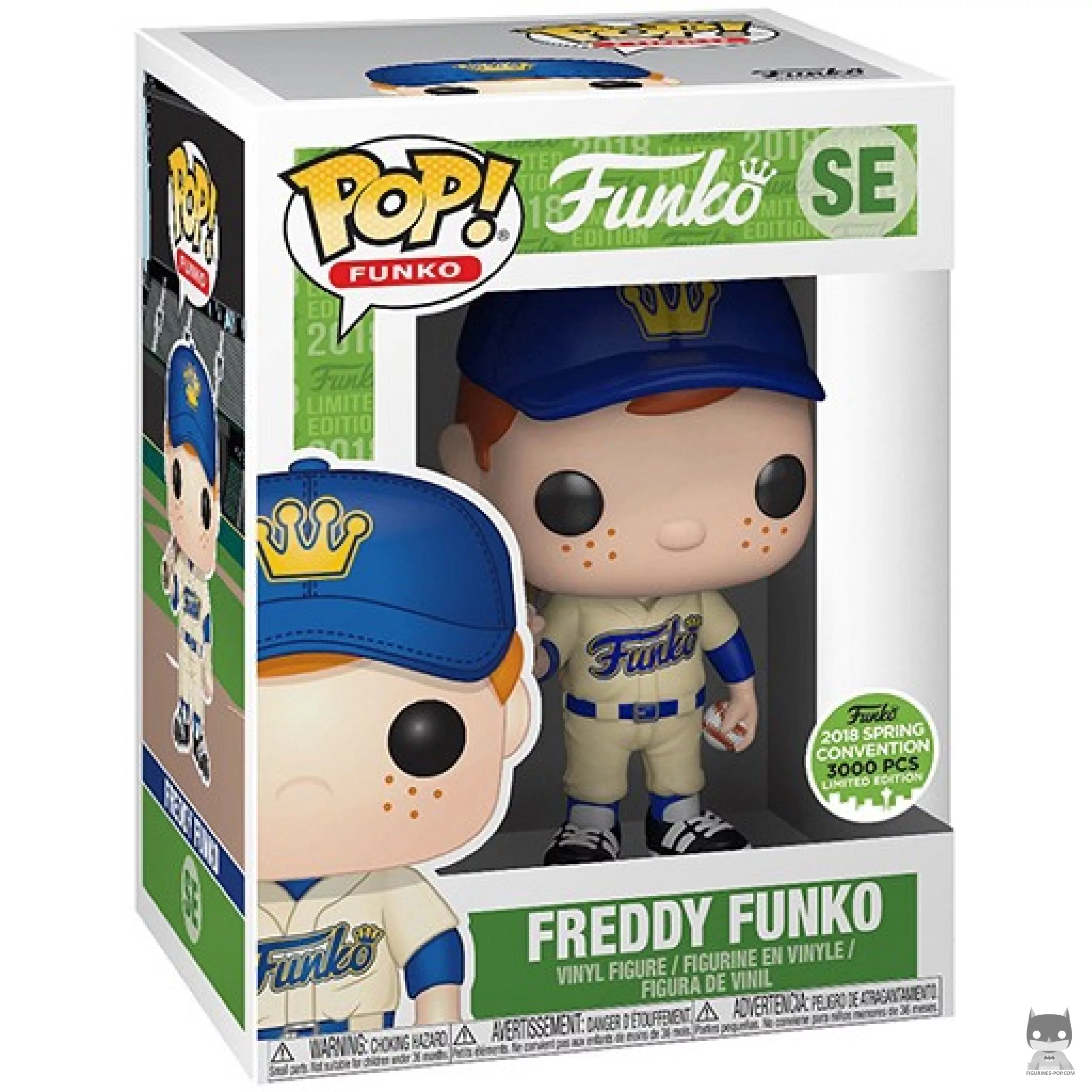 Figurine Funko POP Freddy Funko (Baseball) avec boîte
