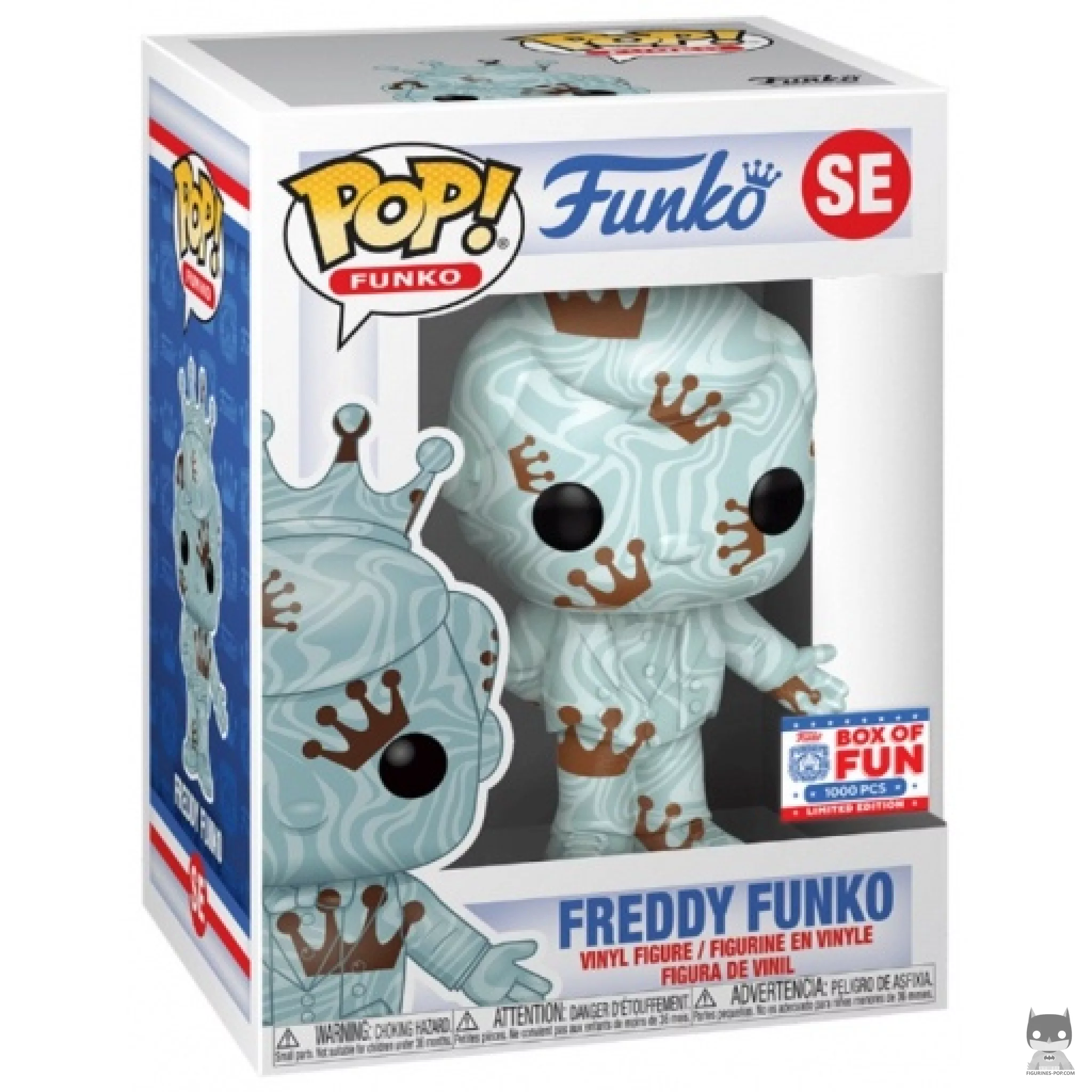 Figurine Funko POP Freddy Funko (Blanc) avec boîte
