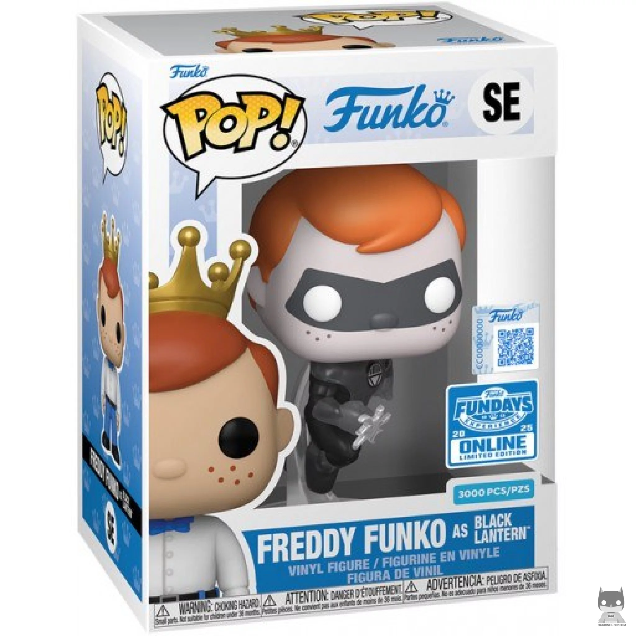 Figurine Funko POP Freddy Funko en Black Lantern (Translucent) avec boîte