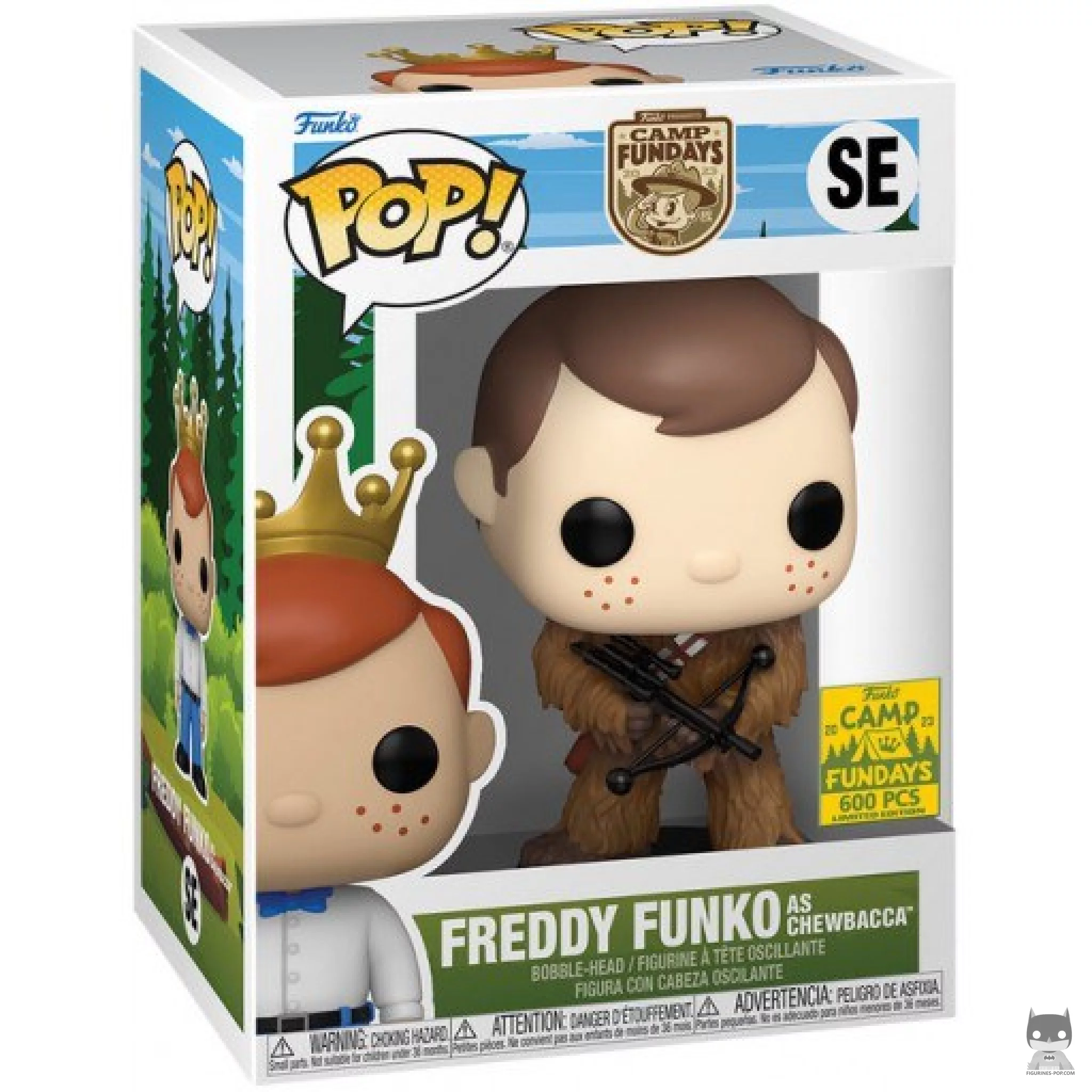 Figurine Funko POP Freddy Funko en Chewbacca avec boîte
