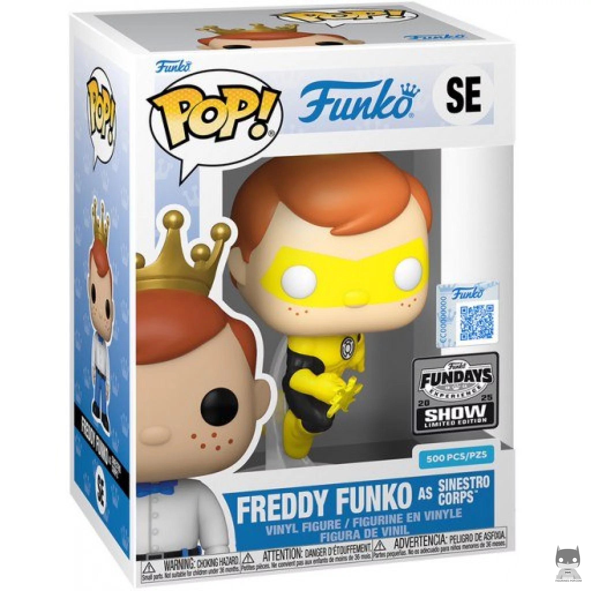 Figurine Funko POP Freddy Funko en Corps de Sinestro avec boîte