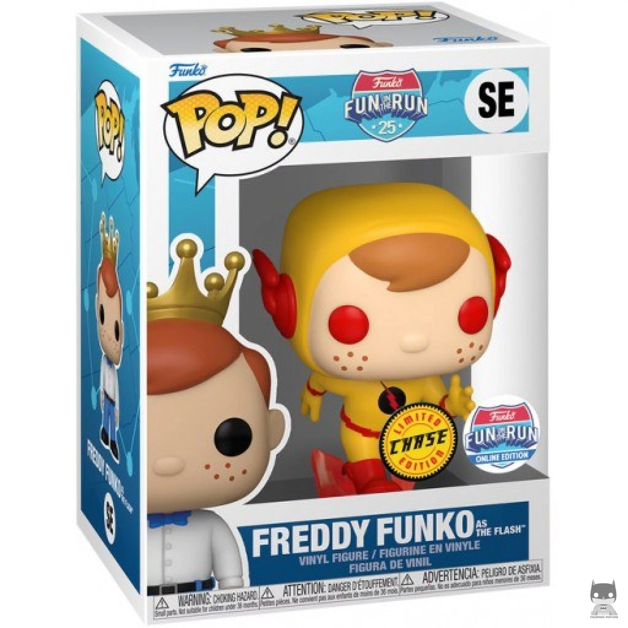 Figurine Funko POP Freddy Funko en Flash (Chase) avec boîte