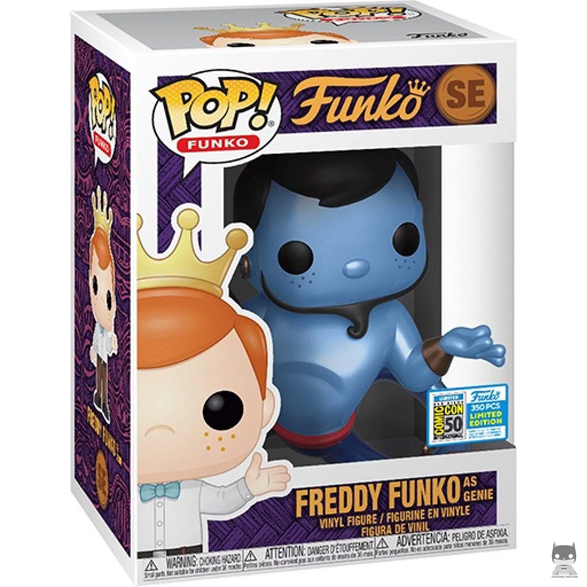 Figurine Funko POP Freddy Funko en Génie (Metallic) avec boîte