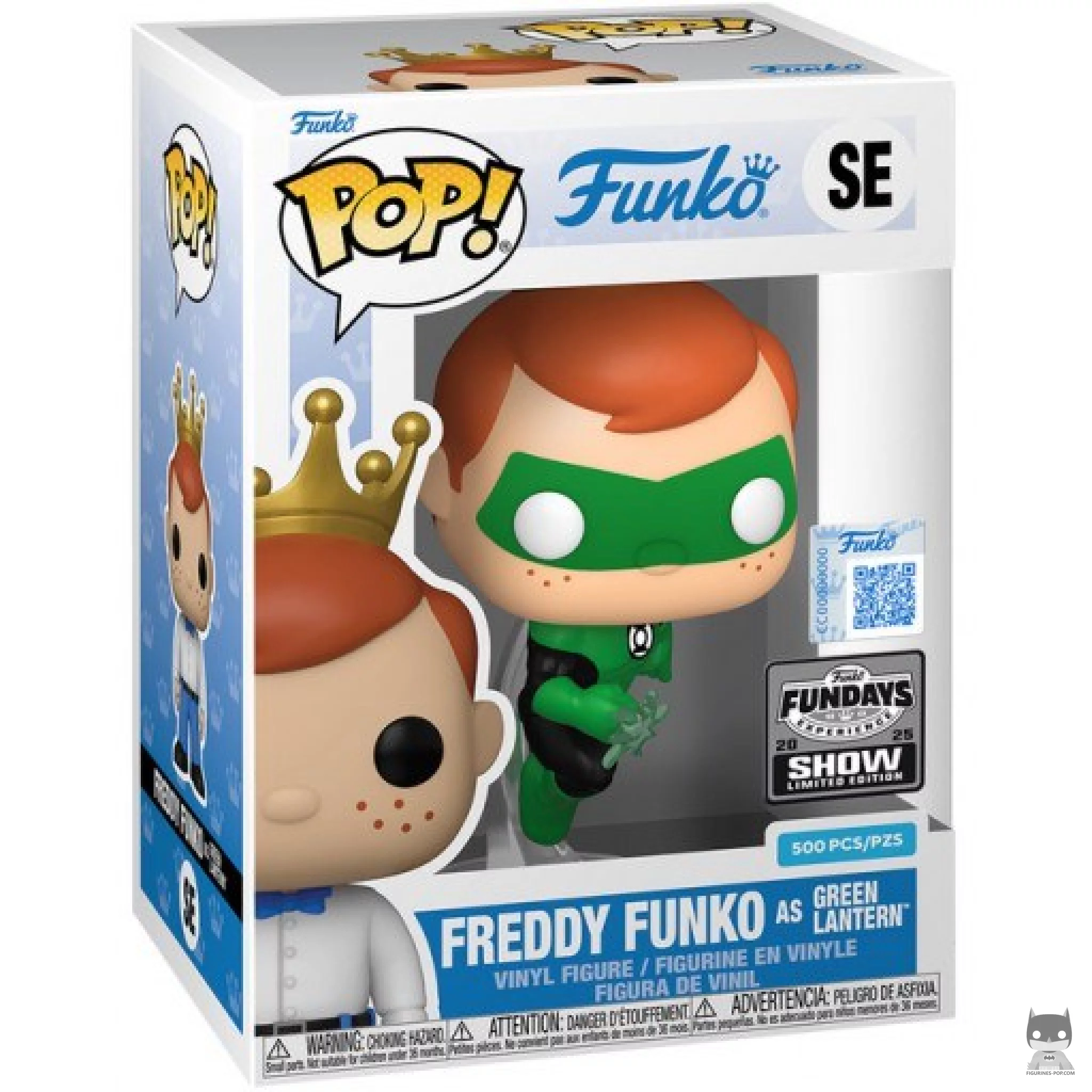 Figurine Funko POP Freddy Funko en Green Lantern avec boîte