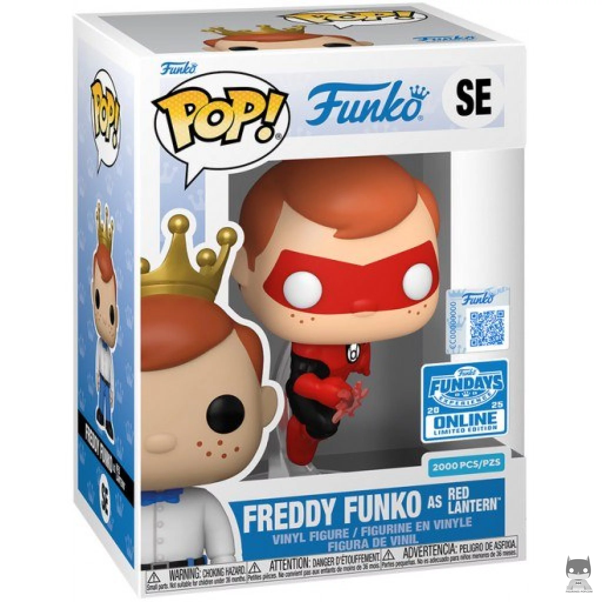 Figurine Funko POP Freddy Funko en Red Lantern avec boîte