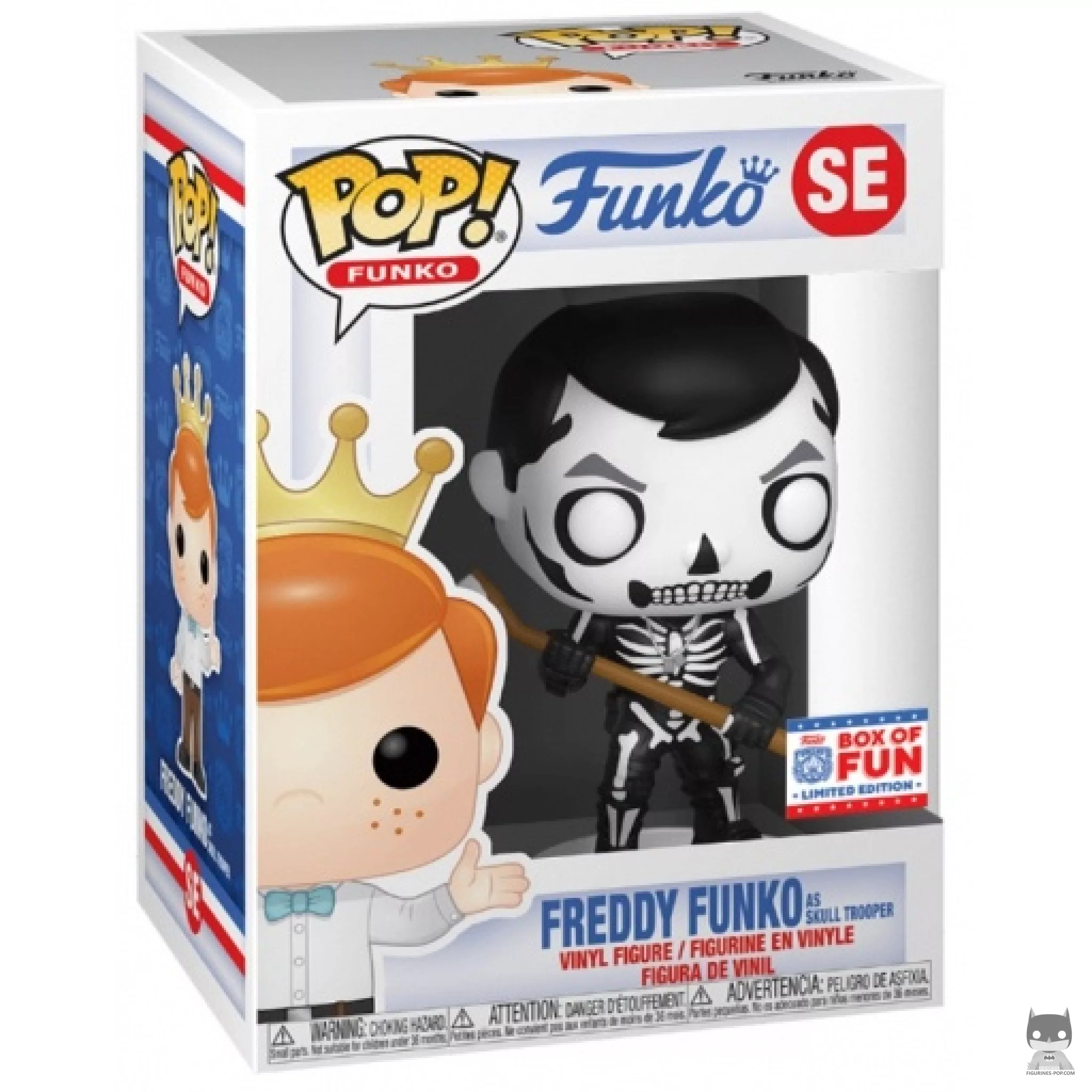 Figurine Funko POP Freddy Funko en Skull Trooper avec boîte