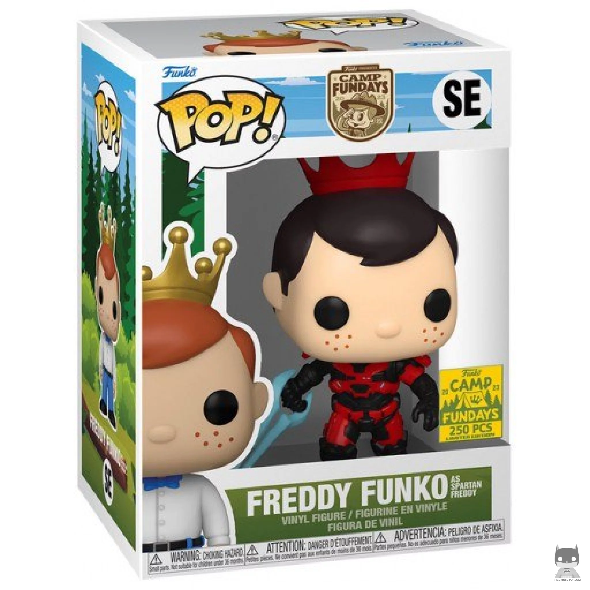 Figurine Funko POP Freddy Funko en Spartan Freddy avec boîte