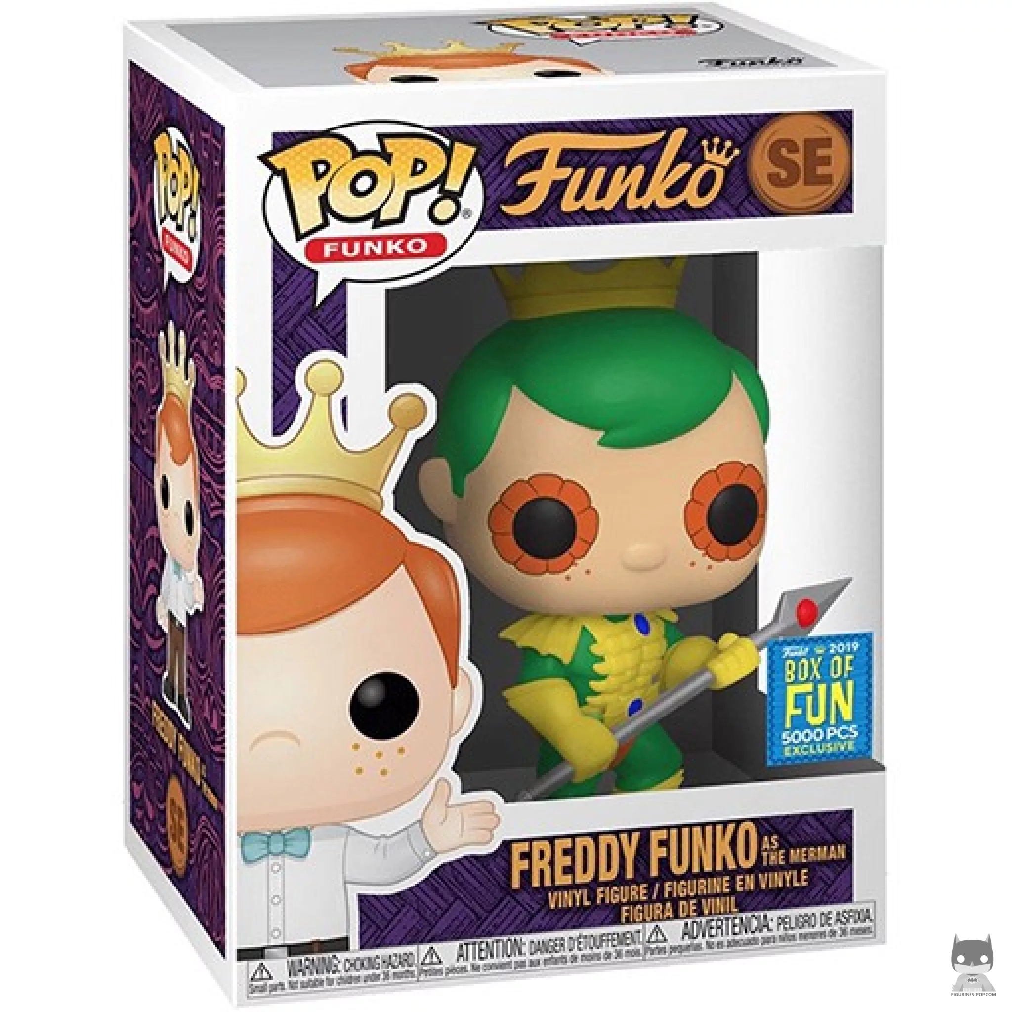 Figurine Funko POP Freddy Funko en Triton avec boîte