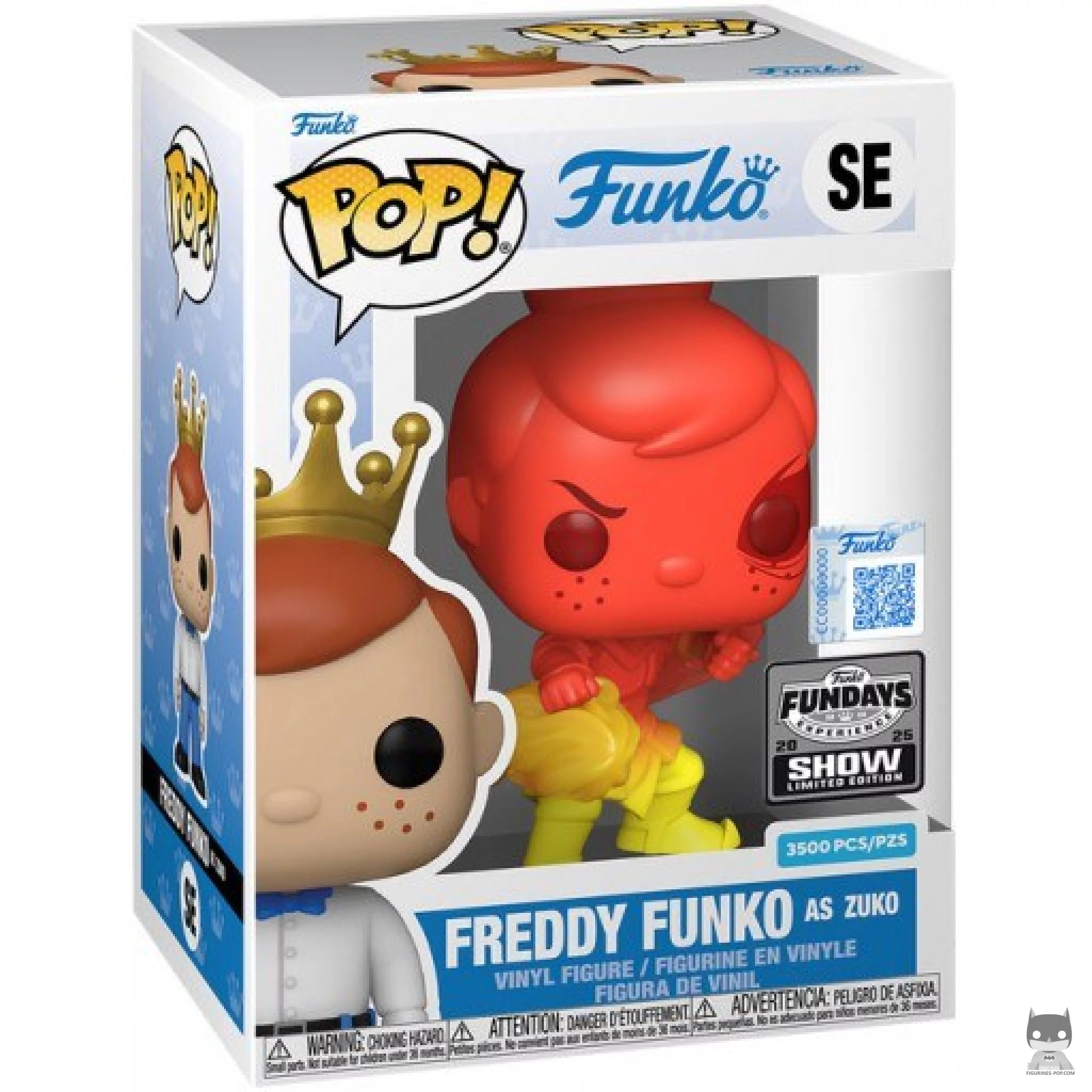 Figurine Funko POP Freddy Funko en Zuko (Maîtrise Du Feu) avec boîte