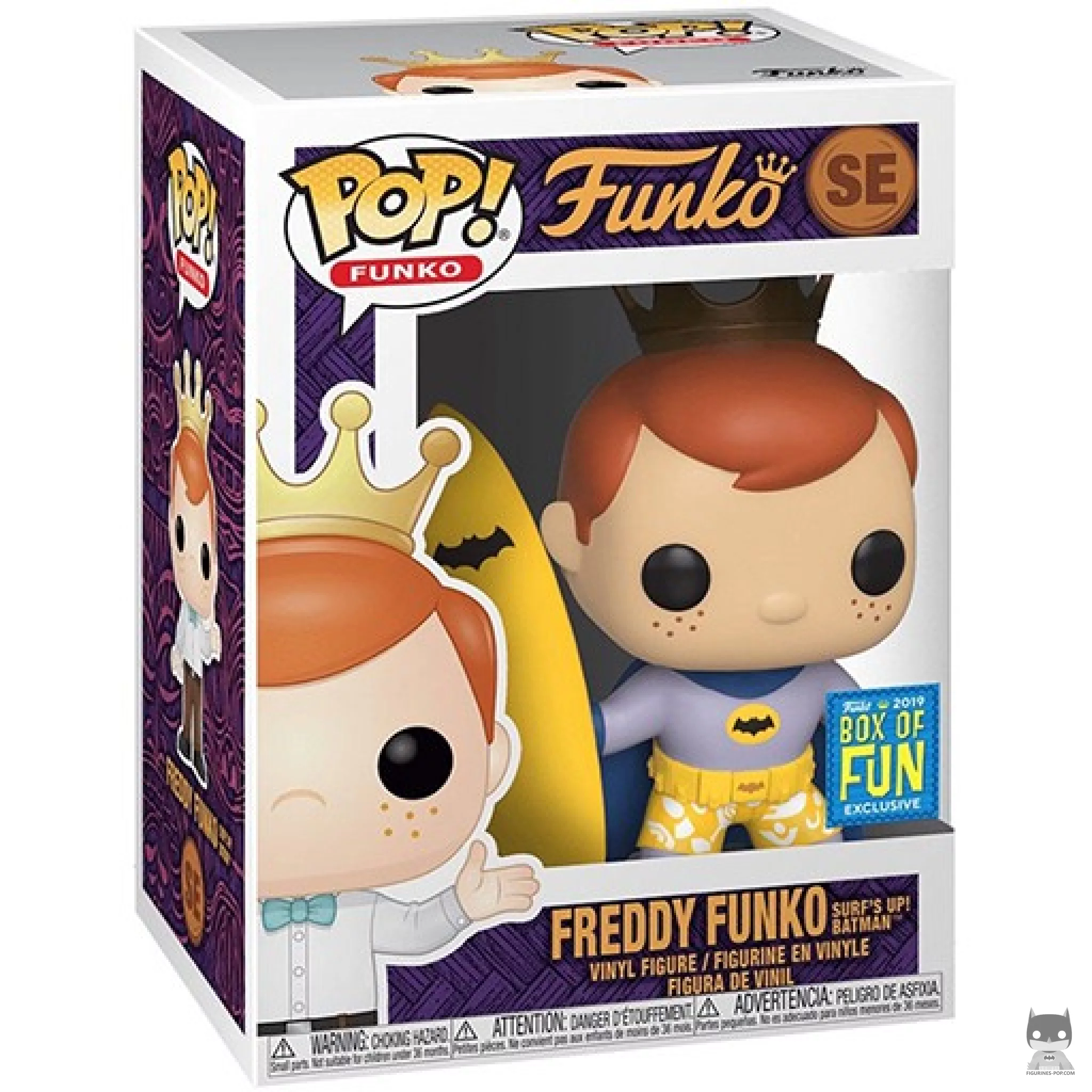 Figurine Funko POP Freddy Funko Surf's Up! Batman avec boîte