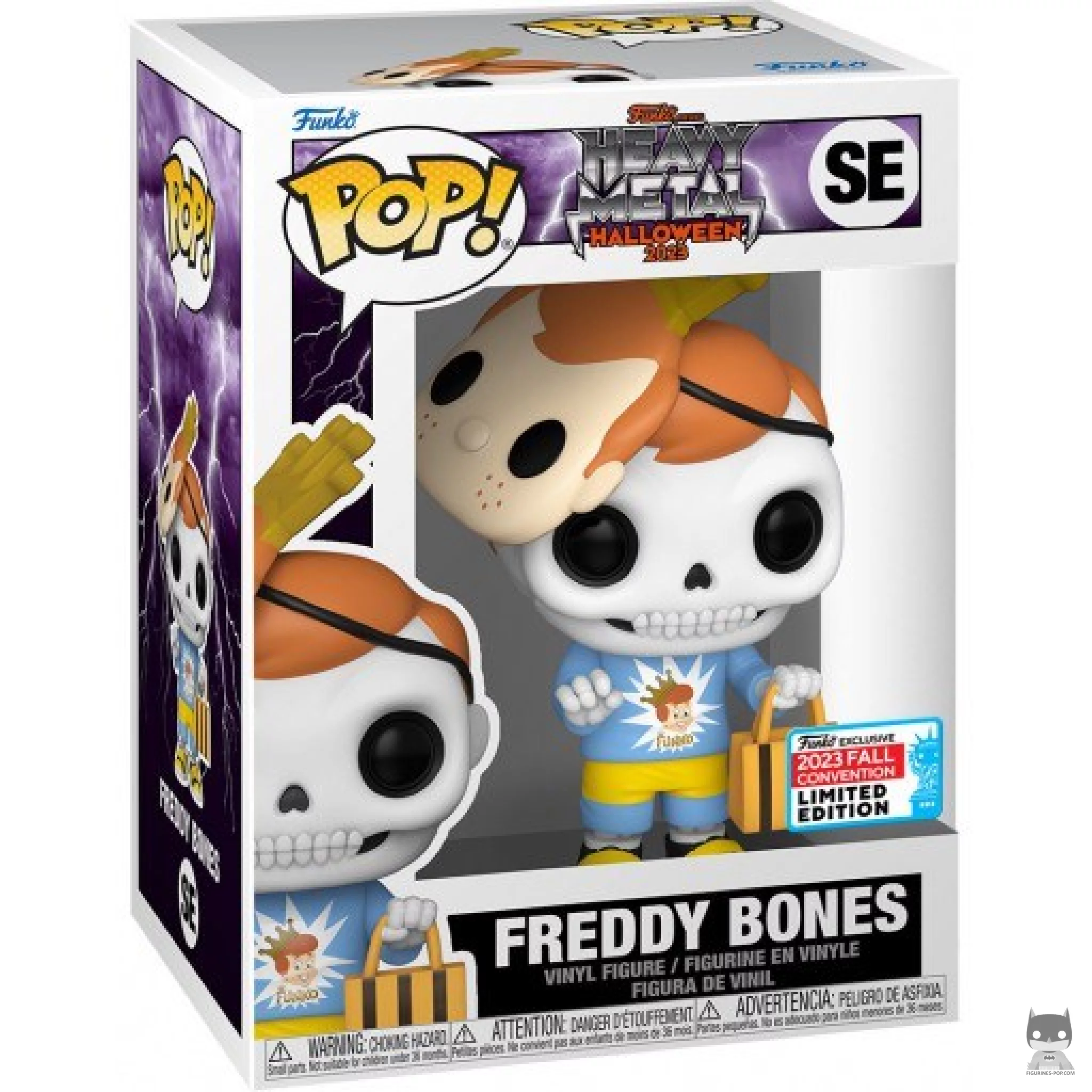 Figurine Funko POP Freddy Squelette (Heavy Metal) avec boîte