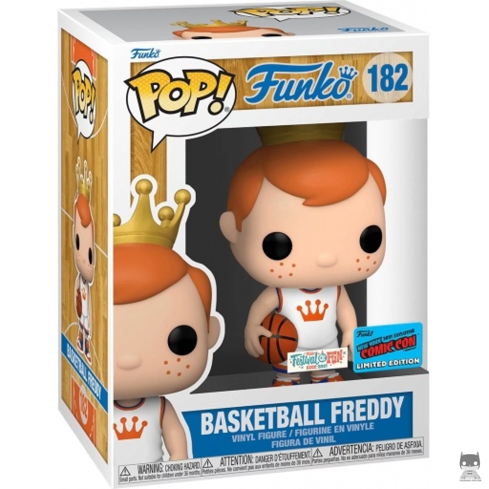 Figurine Funko POP Freddy Basketball (Blanc) avec boîte