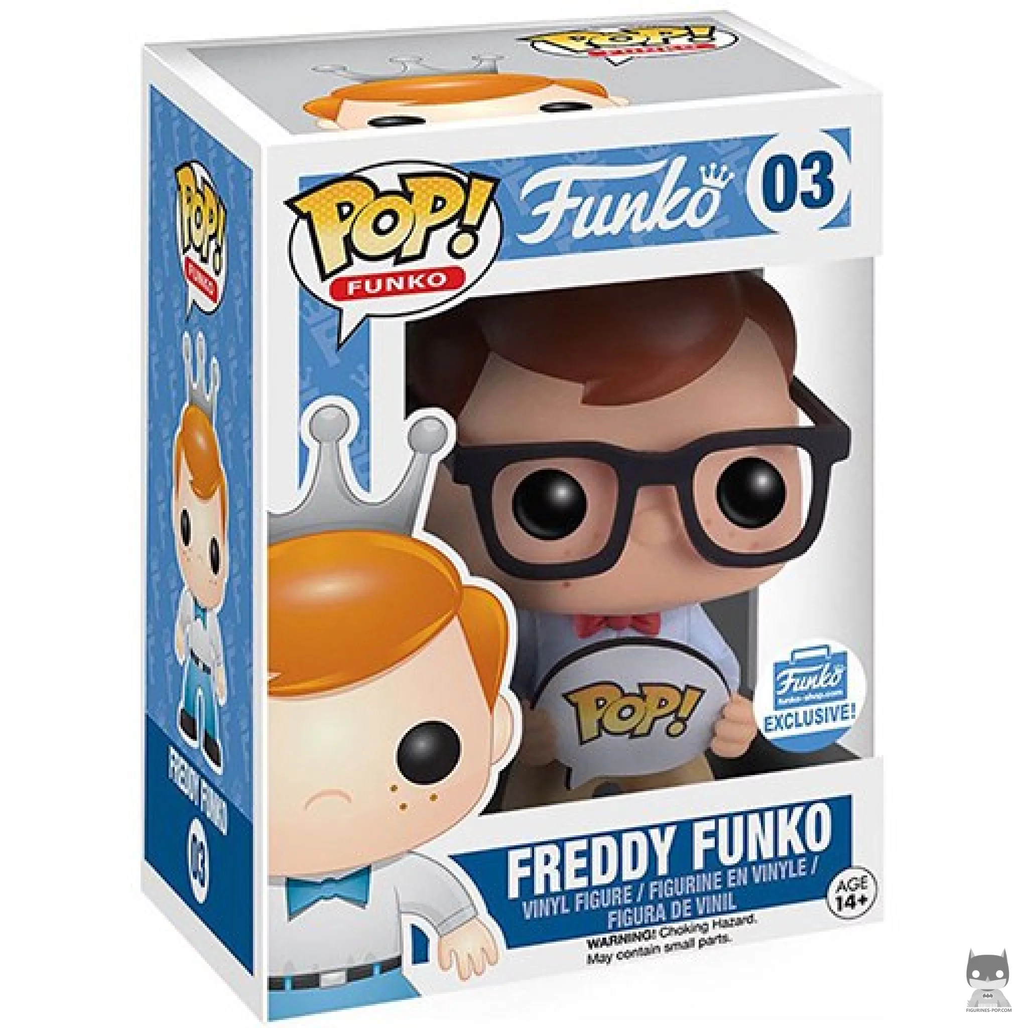 Figurine Funko POP Freddy Funko Geek avec boîte