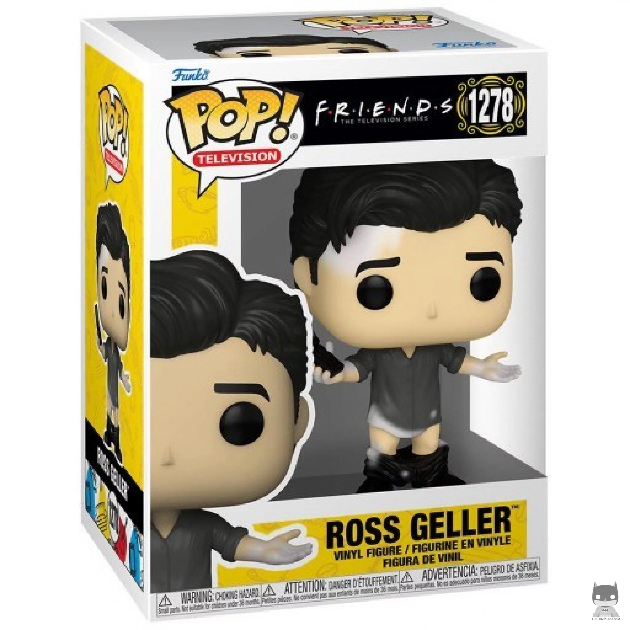 Figurine Funko POP Ross Geller Pantalon en Cuir avec boîte