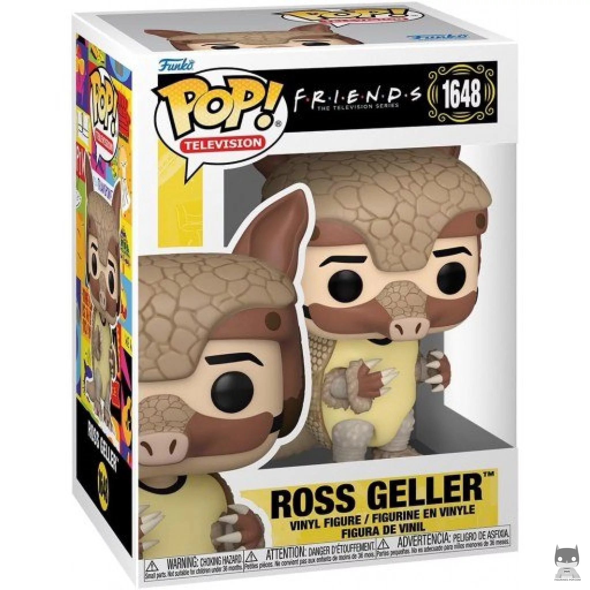 Figurine Funko POP Ross Geller (Costume Tatou) avec boîte