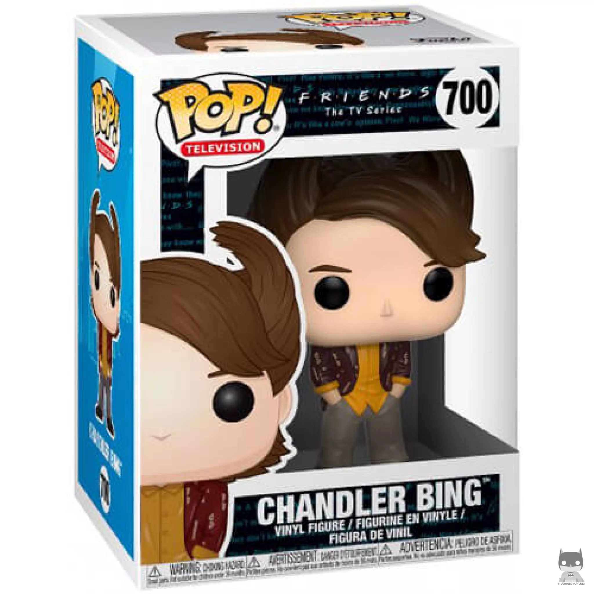 Figurine Funko POP Chandler Bing (années 80) avec boîte