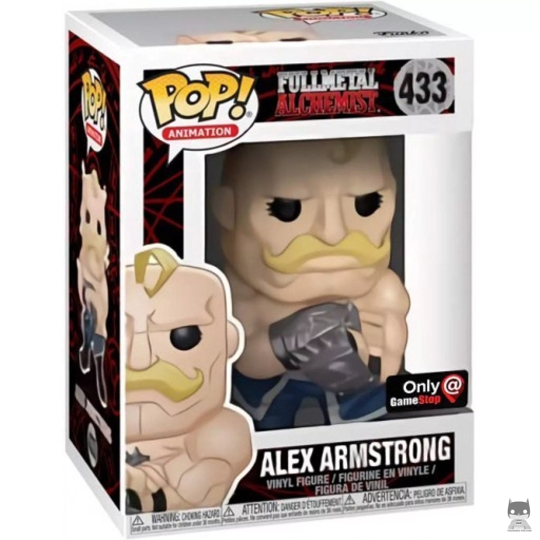 Figurine Funko POP Alex Armstrong avec boîte