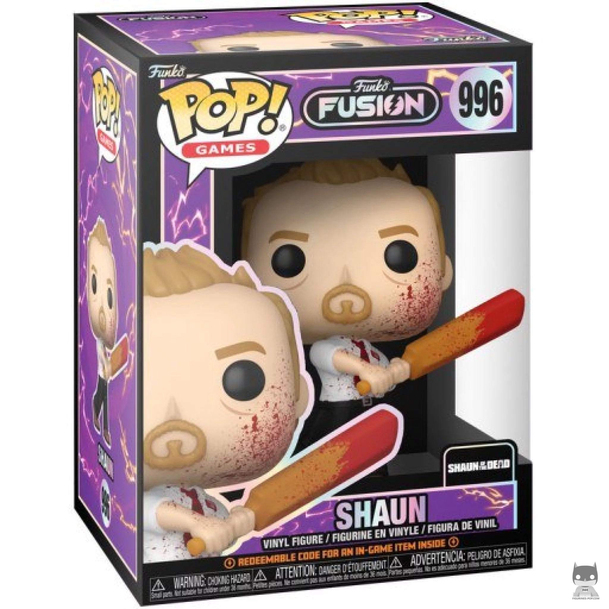 Figurine Funko POP Shaun (Ensanglanté) avec boîte