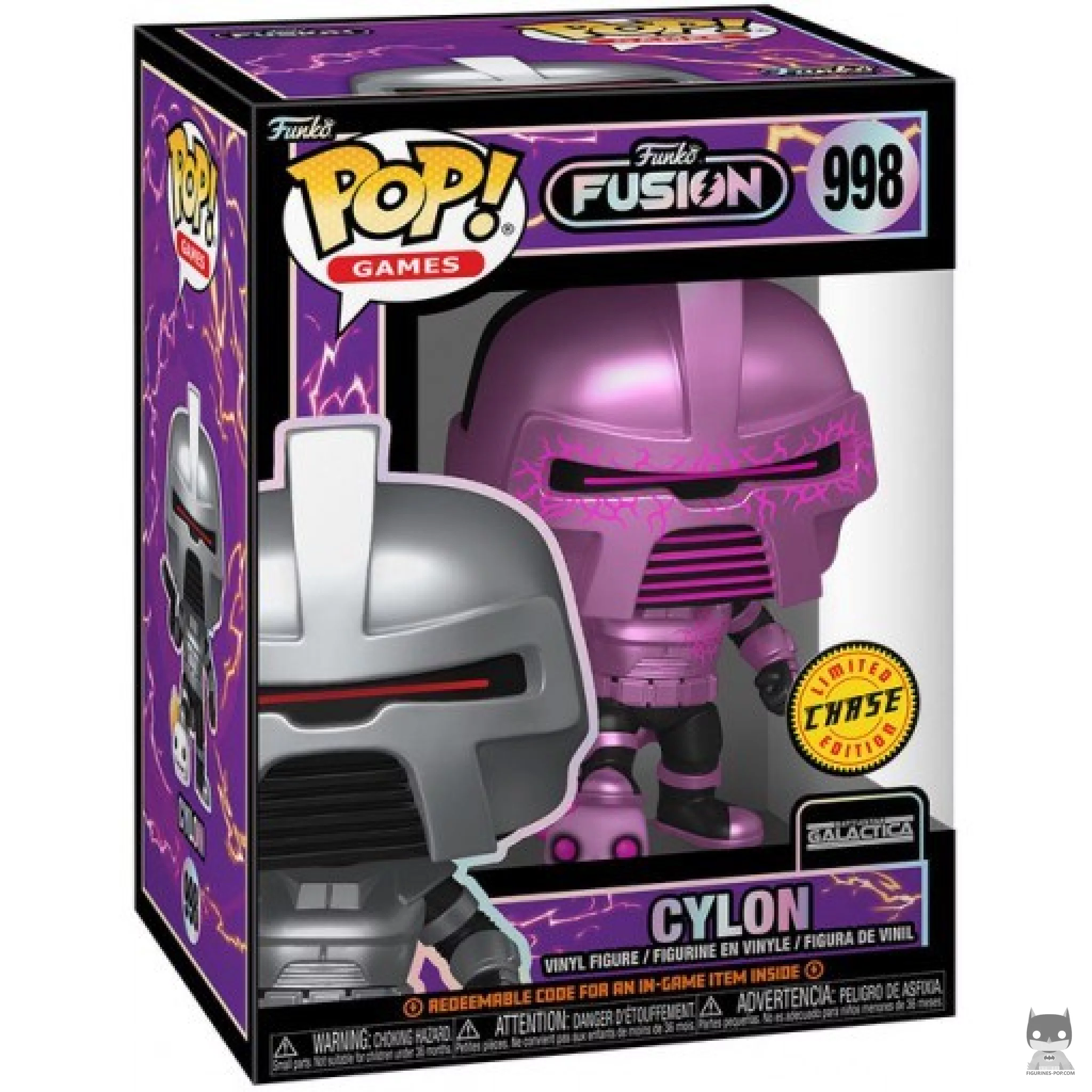 Figurine Funko POP Cylon (Chase) avec boîte