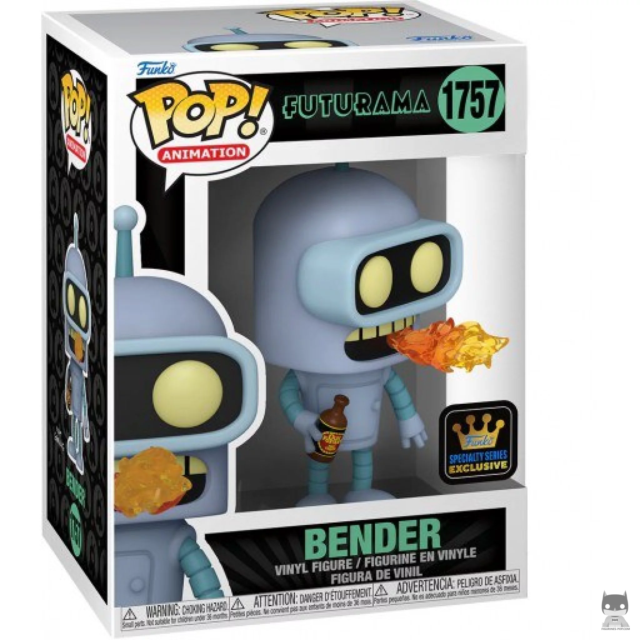 Figurine Funko POP Bender avec boîte