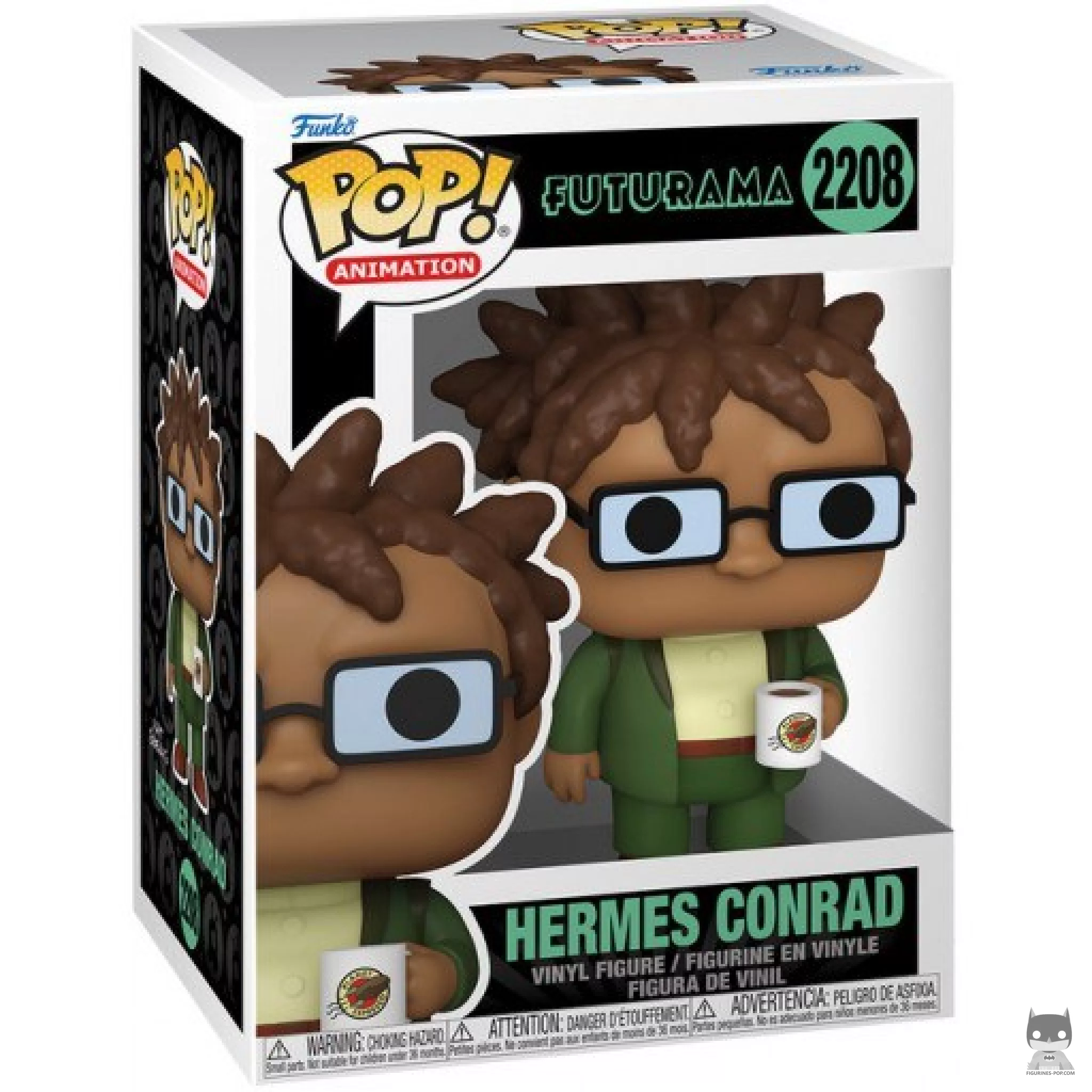 Figurine Funko POP Hermes Conrad avec boîte